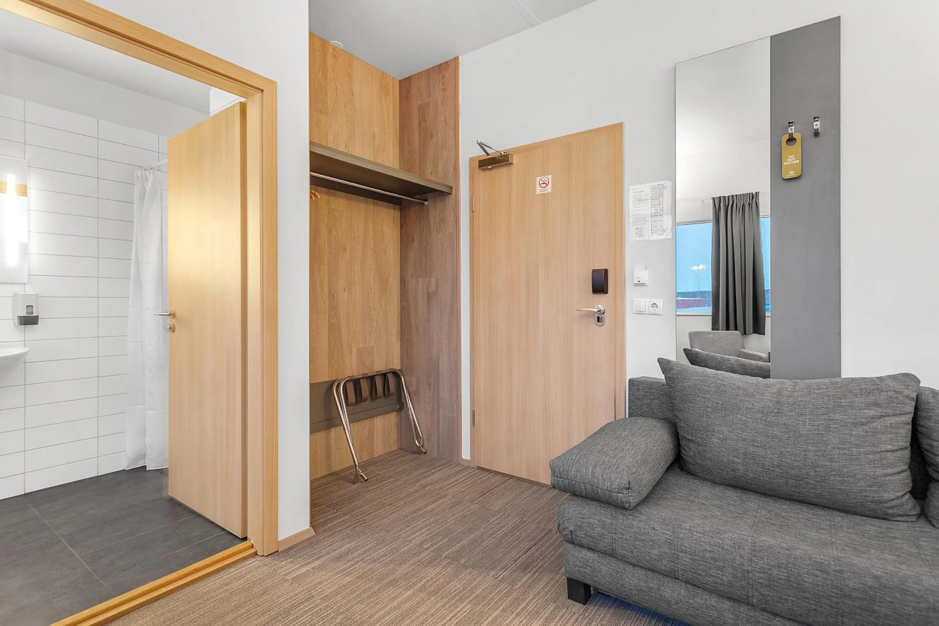 Seating area in Hotel Vellir