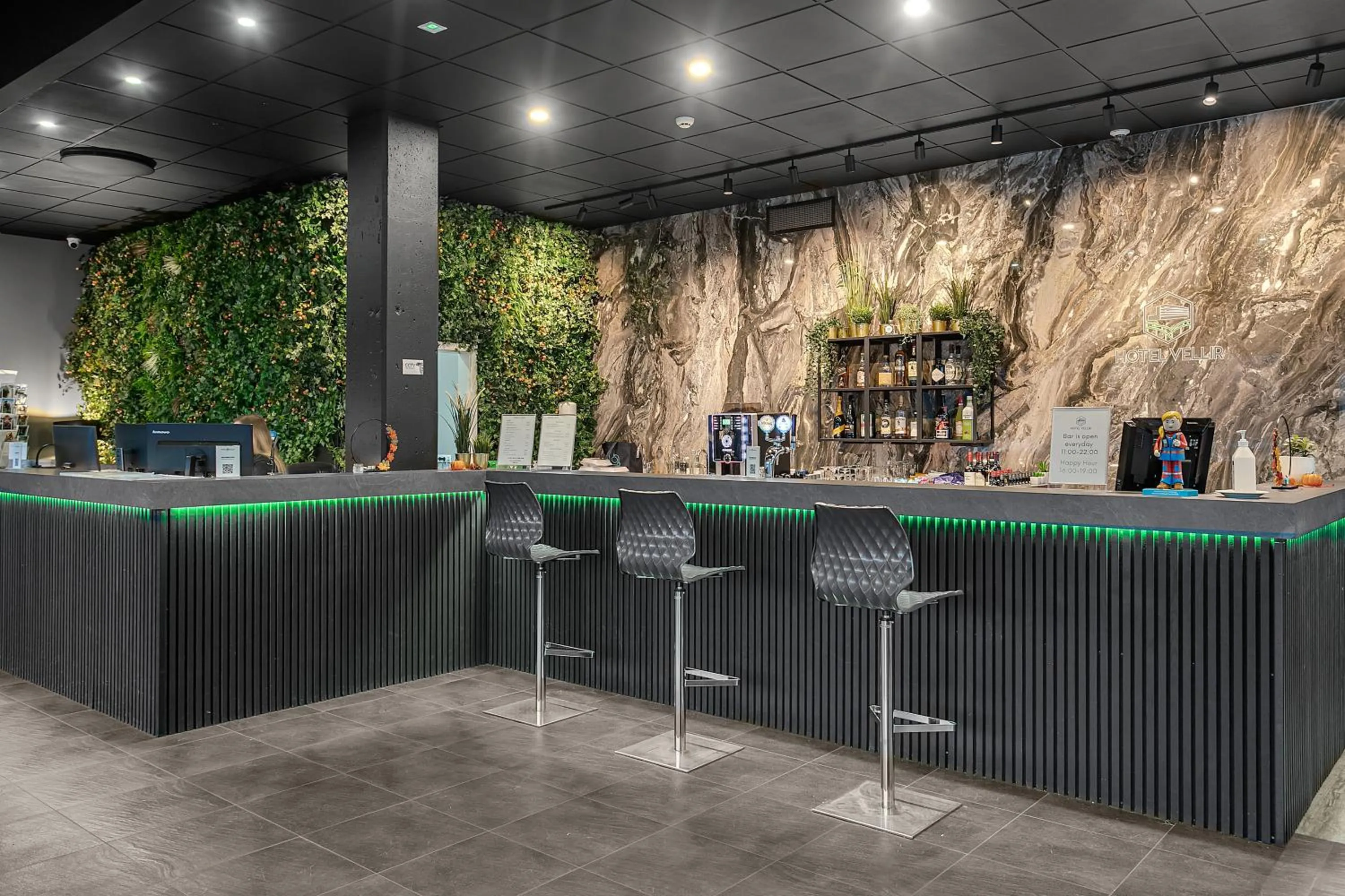 Lobby or reception in Hotel Vellir