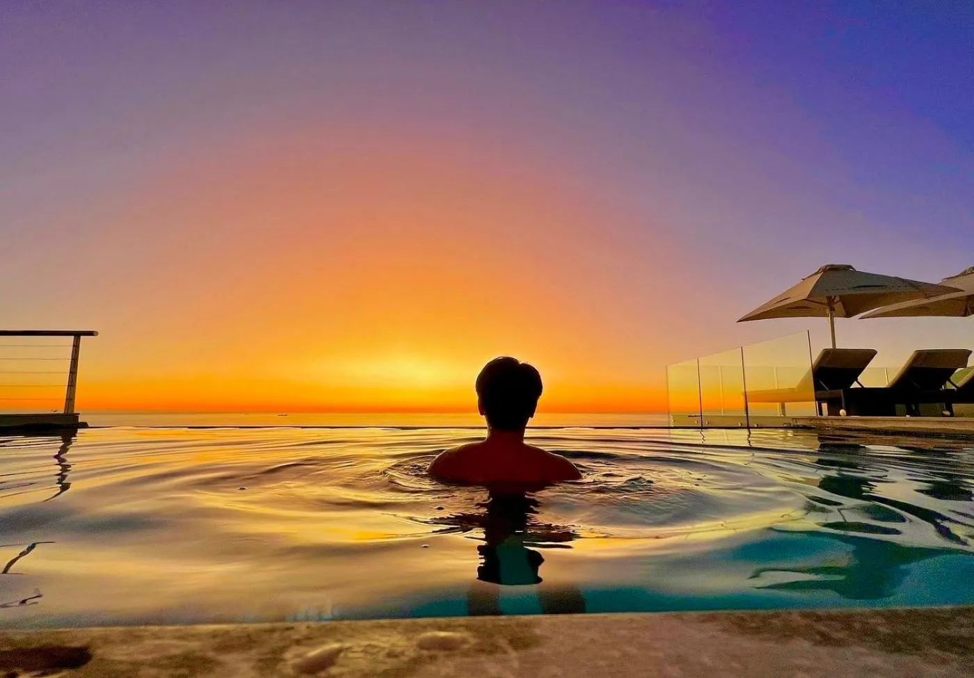Pool view in Atlanticview Cape Town Boutique Hotel