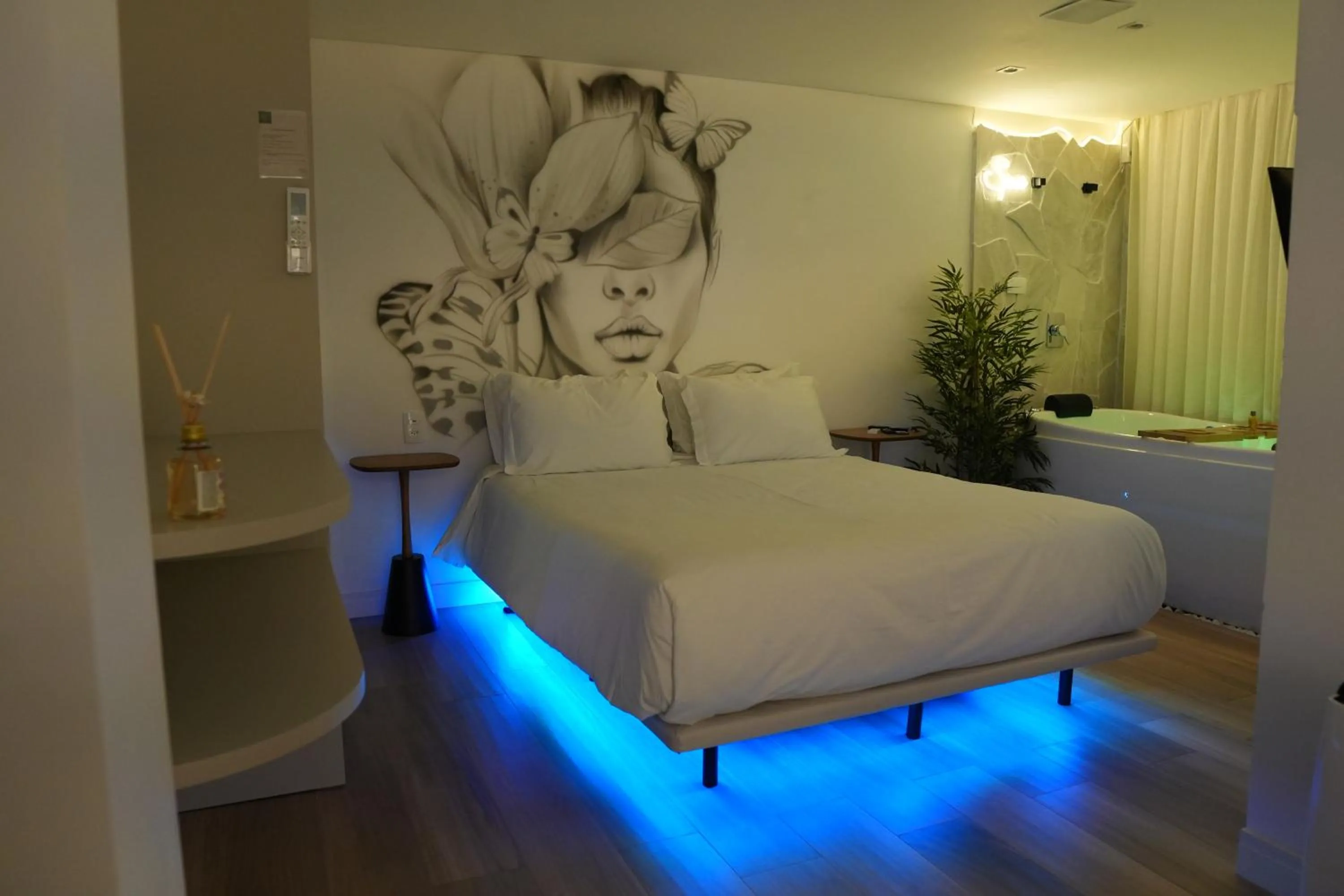 Bed in Up Hotel Boutique