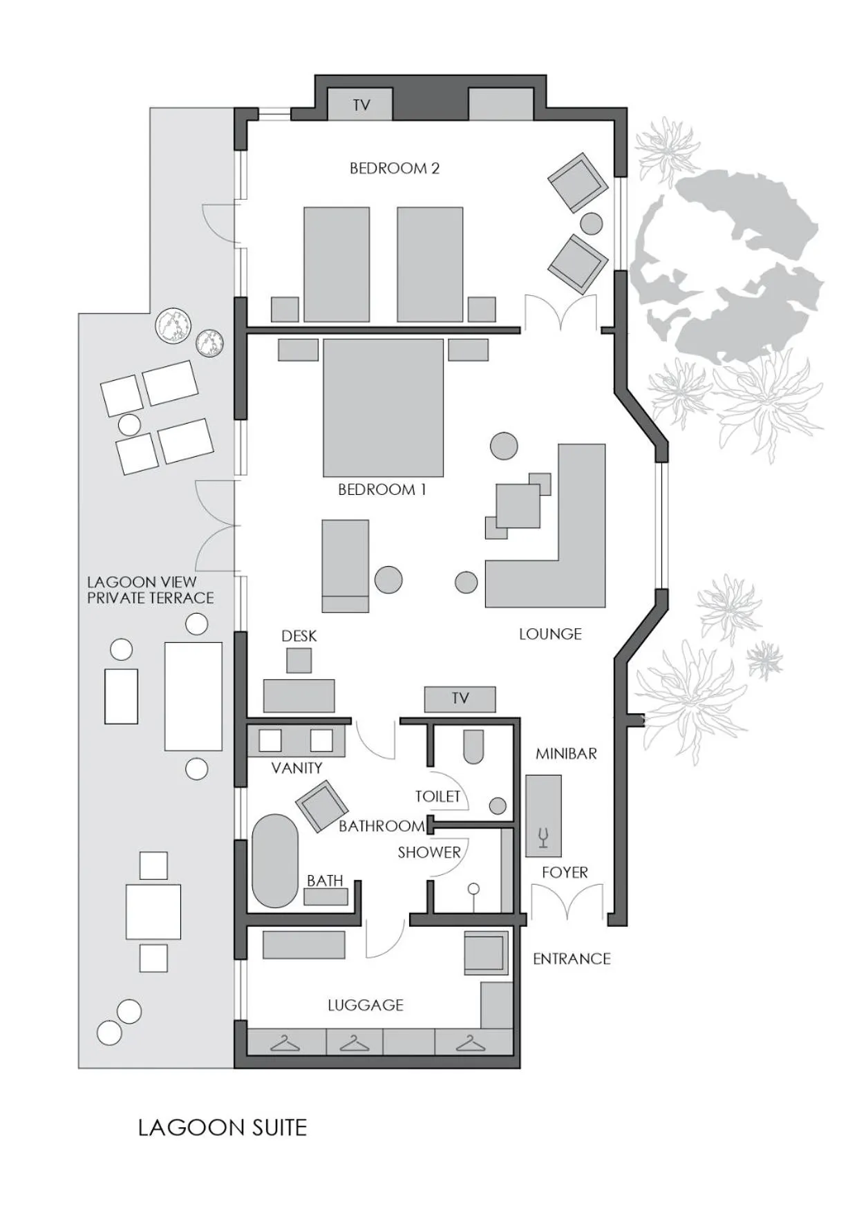 View (from property/room) in The Thatch House Boutique Hotel, Hermanus