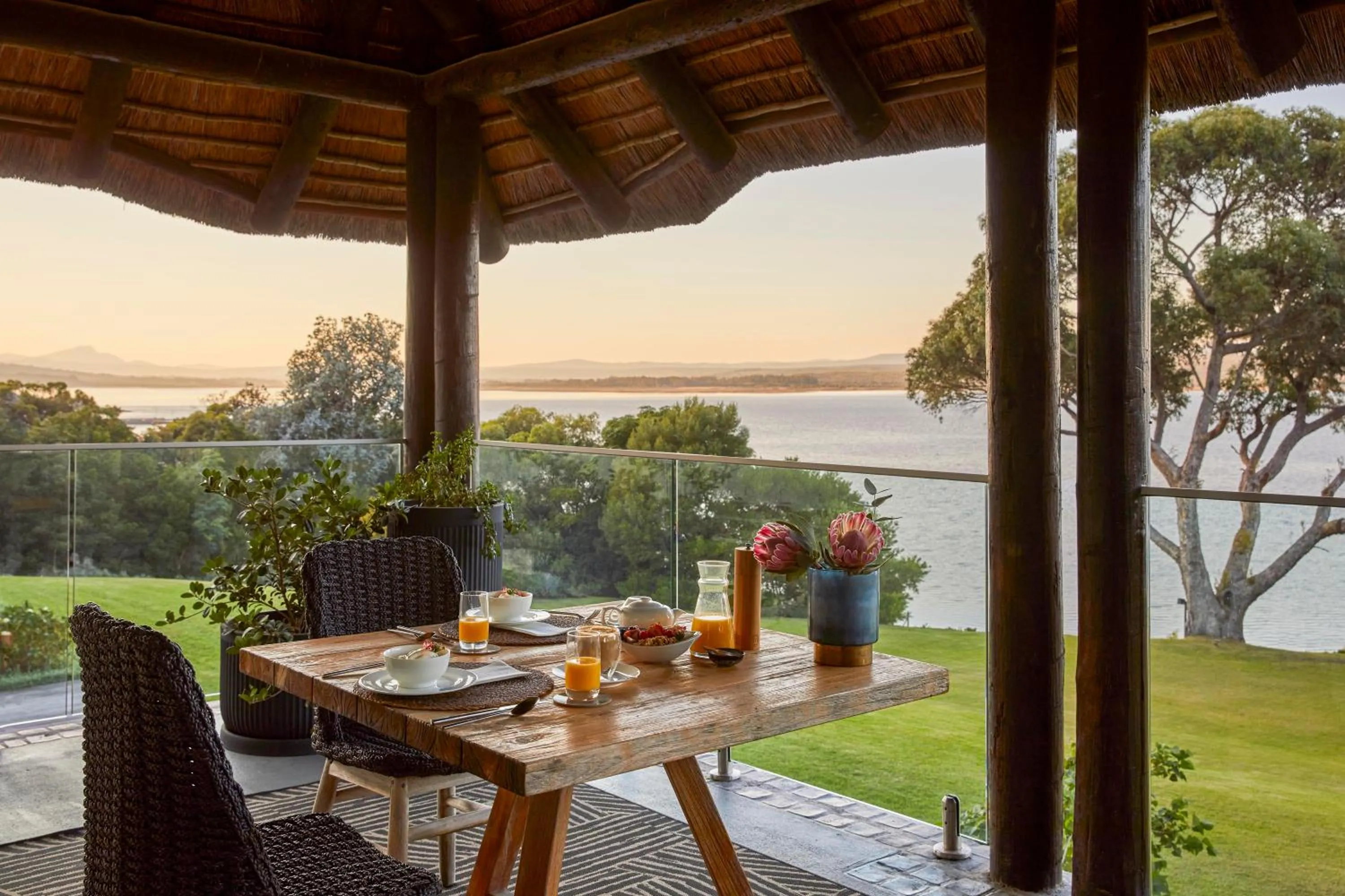Patio in The Thatch House Boutique Hotel, Hermanus