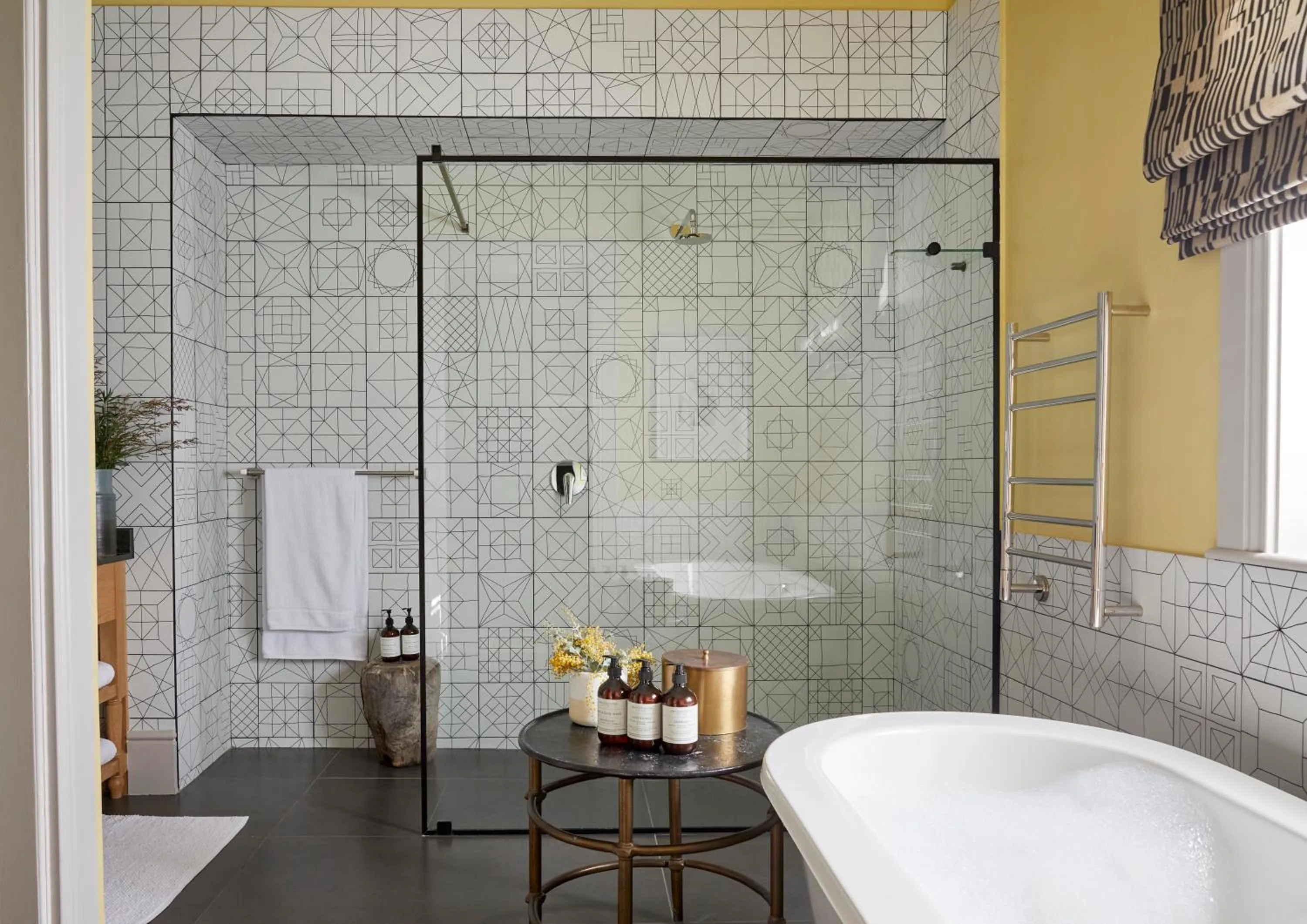 Shower in The Thatch House Boutique Hotel, Hermanus