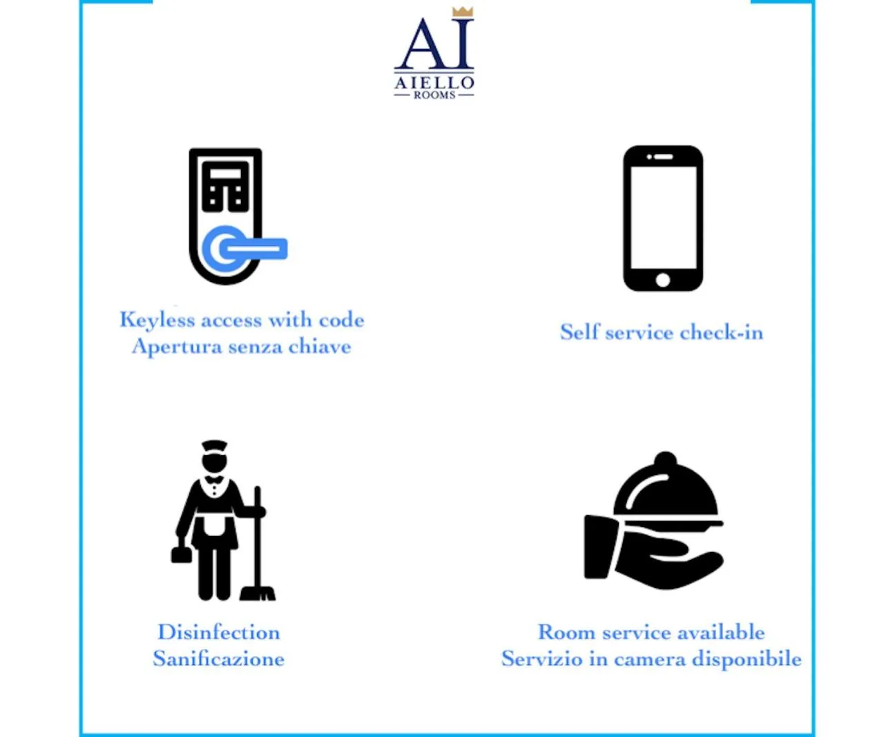 Logo/Certificate/Sign in Aiello Suites Executive