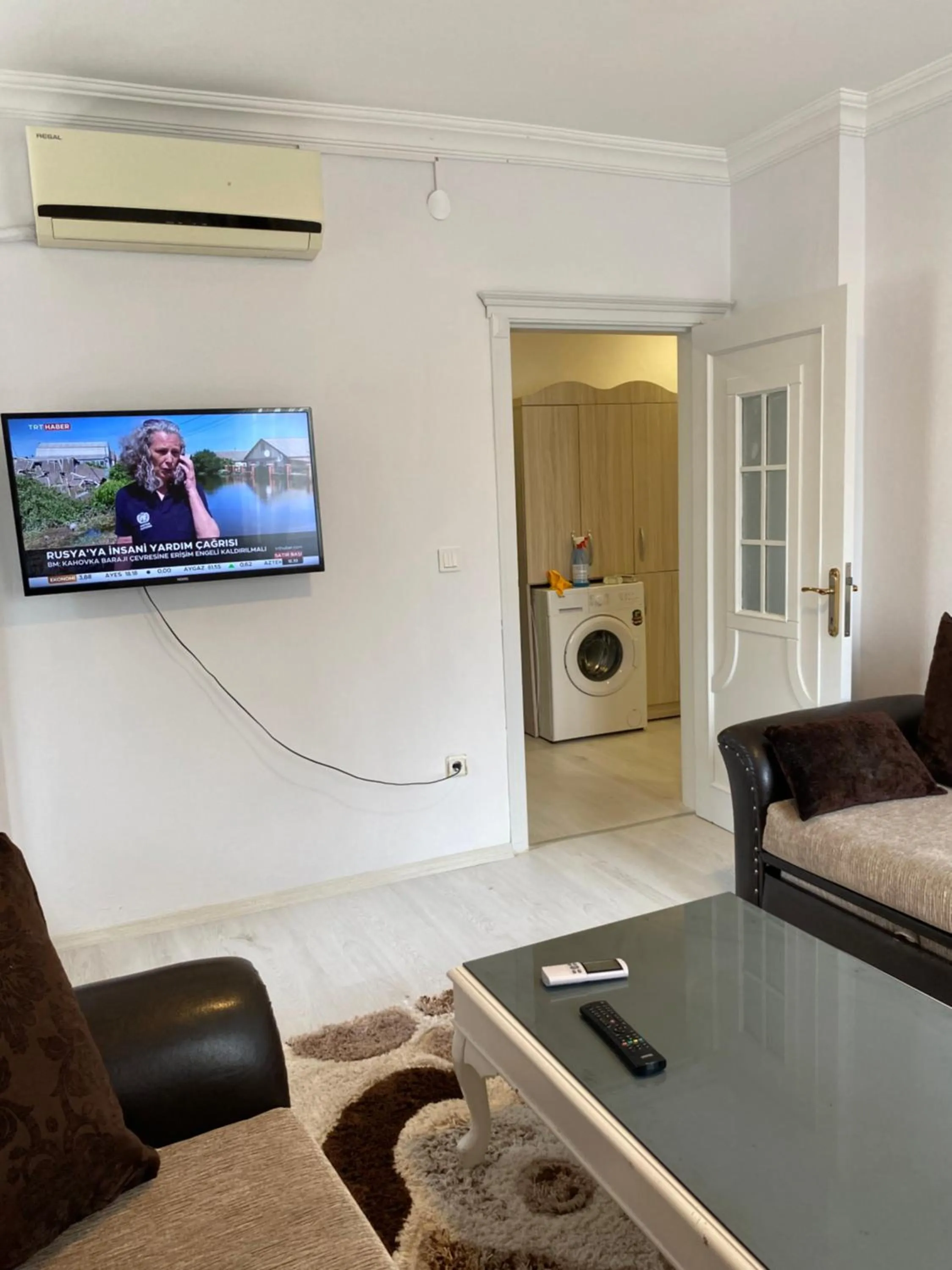 Seating area in Kuzey suite home