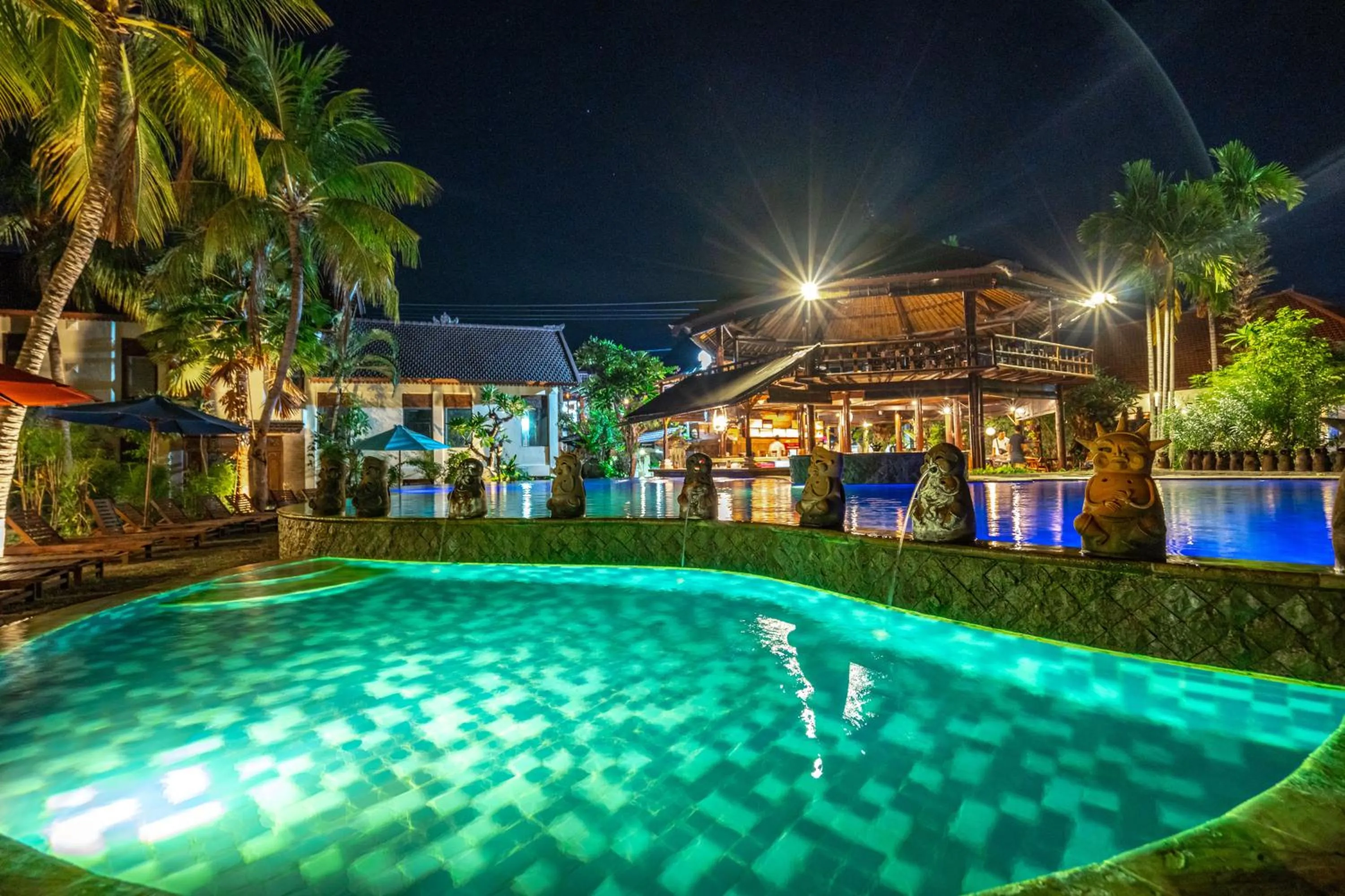 Swimming pool in The Central Lovina Hotel & Restaurant