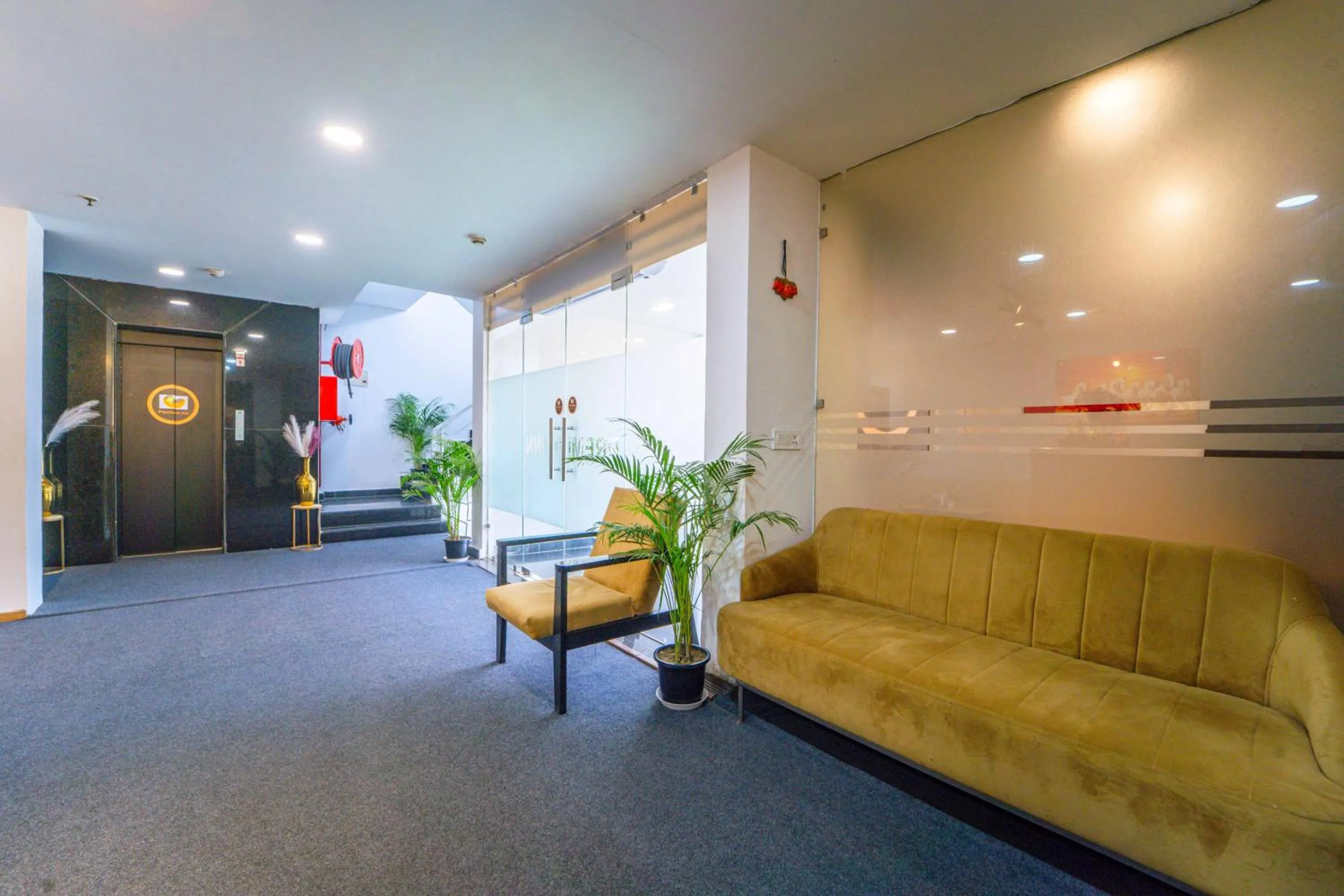 Seating area in Treebo Premium Inn