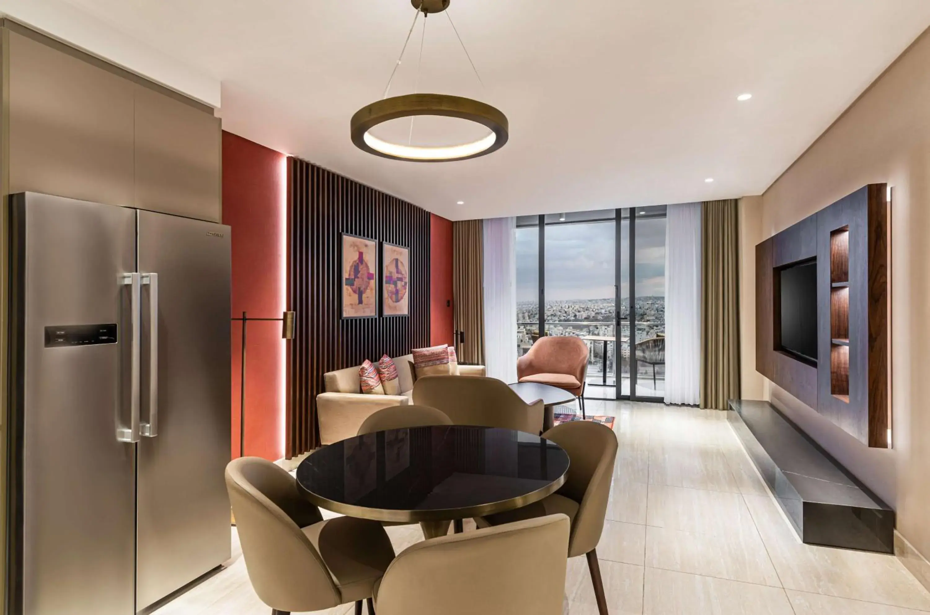 One-Bedroom King Suite with Balcony in Doubletree By Hilton Amman Hotel & Residences One-Bedroom King Suite with Balcony in Doubletree By Hilton Amman Hotel & Residences