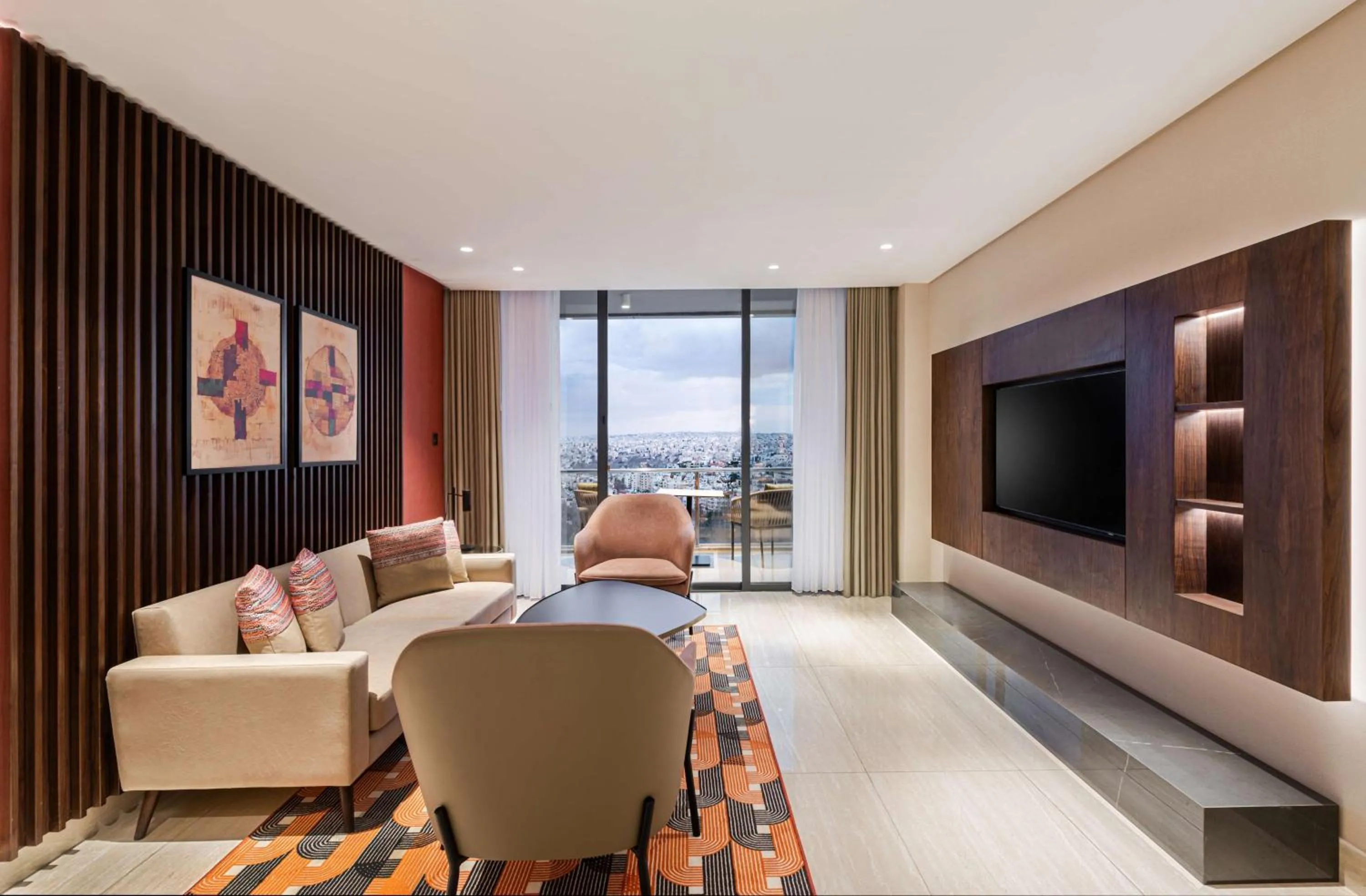 Living room in Doubletree By Hilton Amman Hotel & Residences
