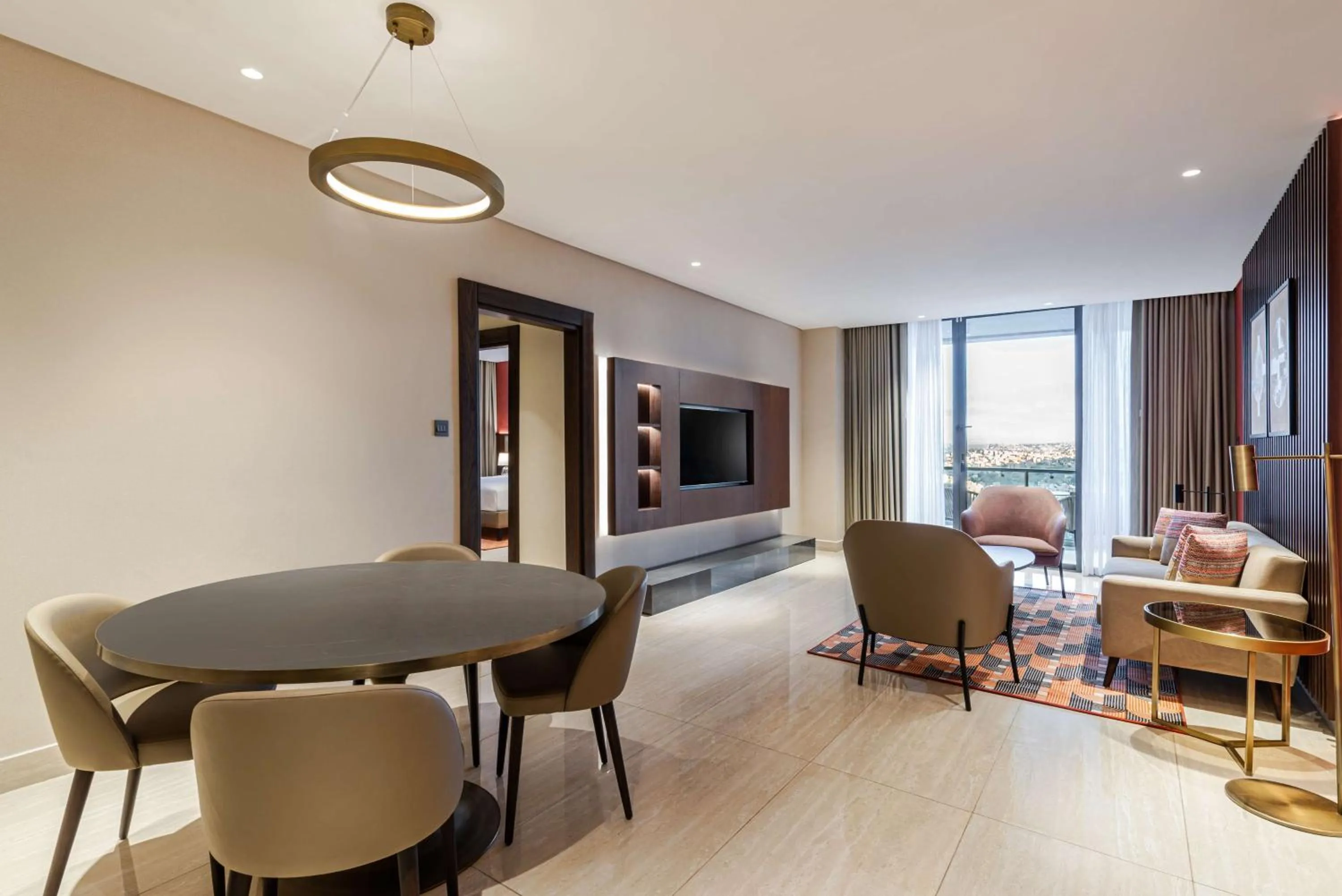 Living room in Doubletree By Hilton Amman Hotel & Residences