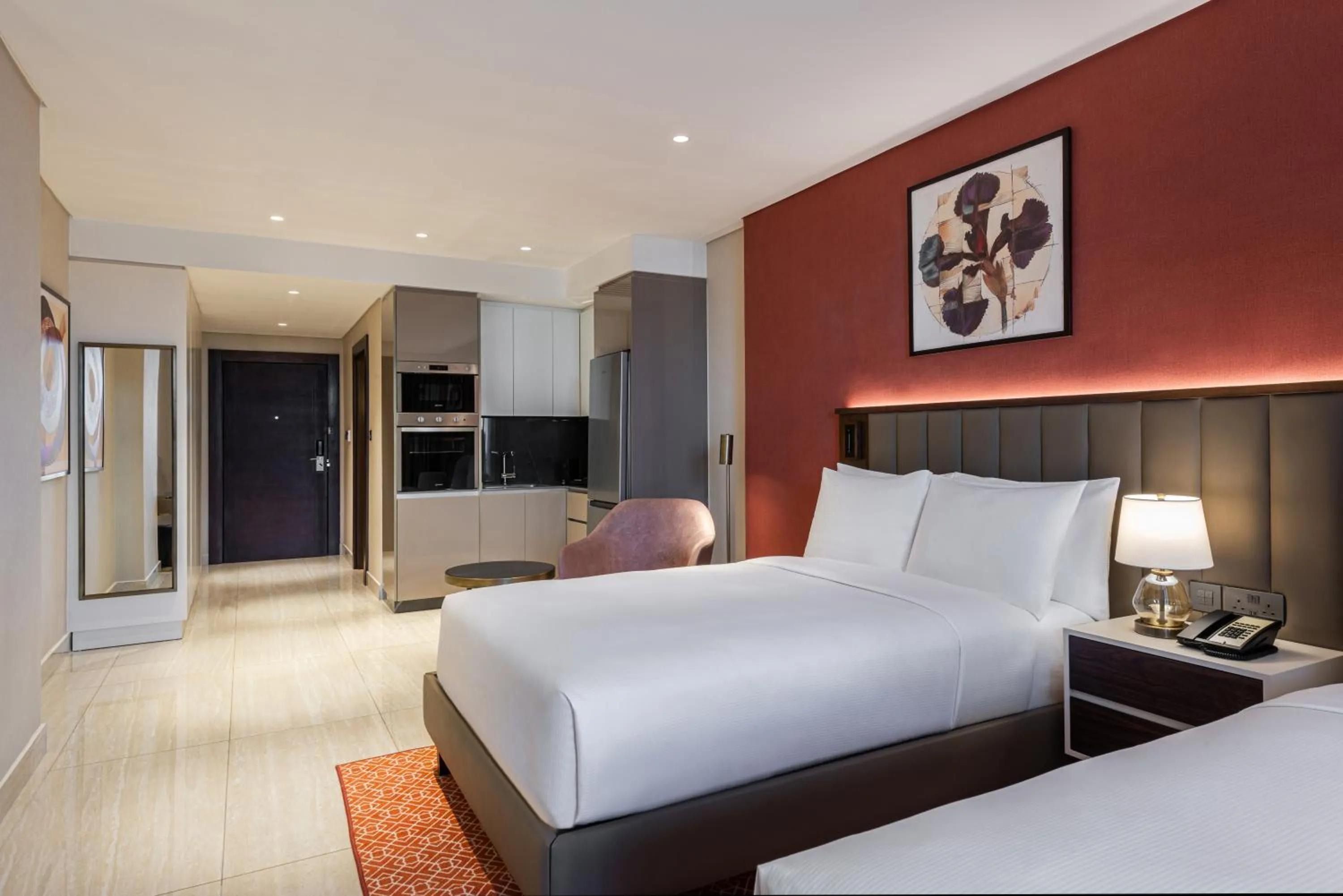 Bedroom, Bed in Doubletree By Hilton Amman Hotel & Residences