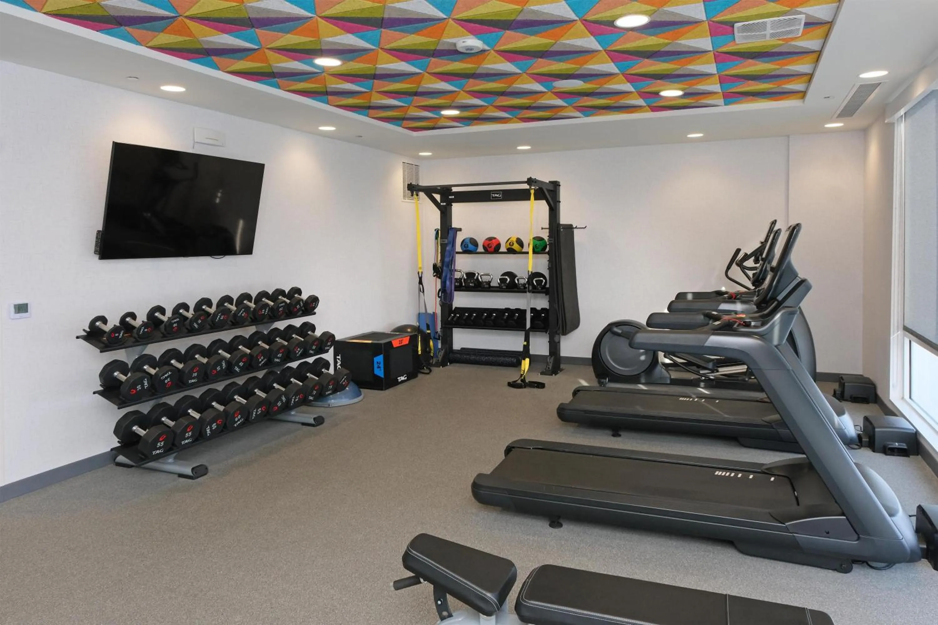 Fitness centre/facilities in Home2 Suites By Hilton Lima