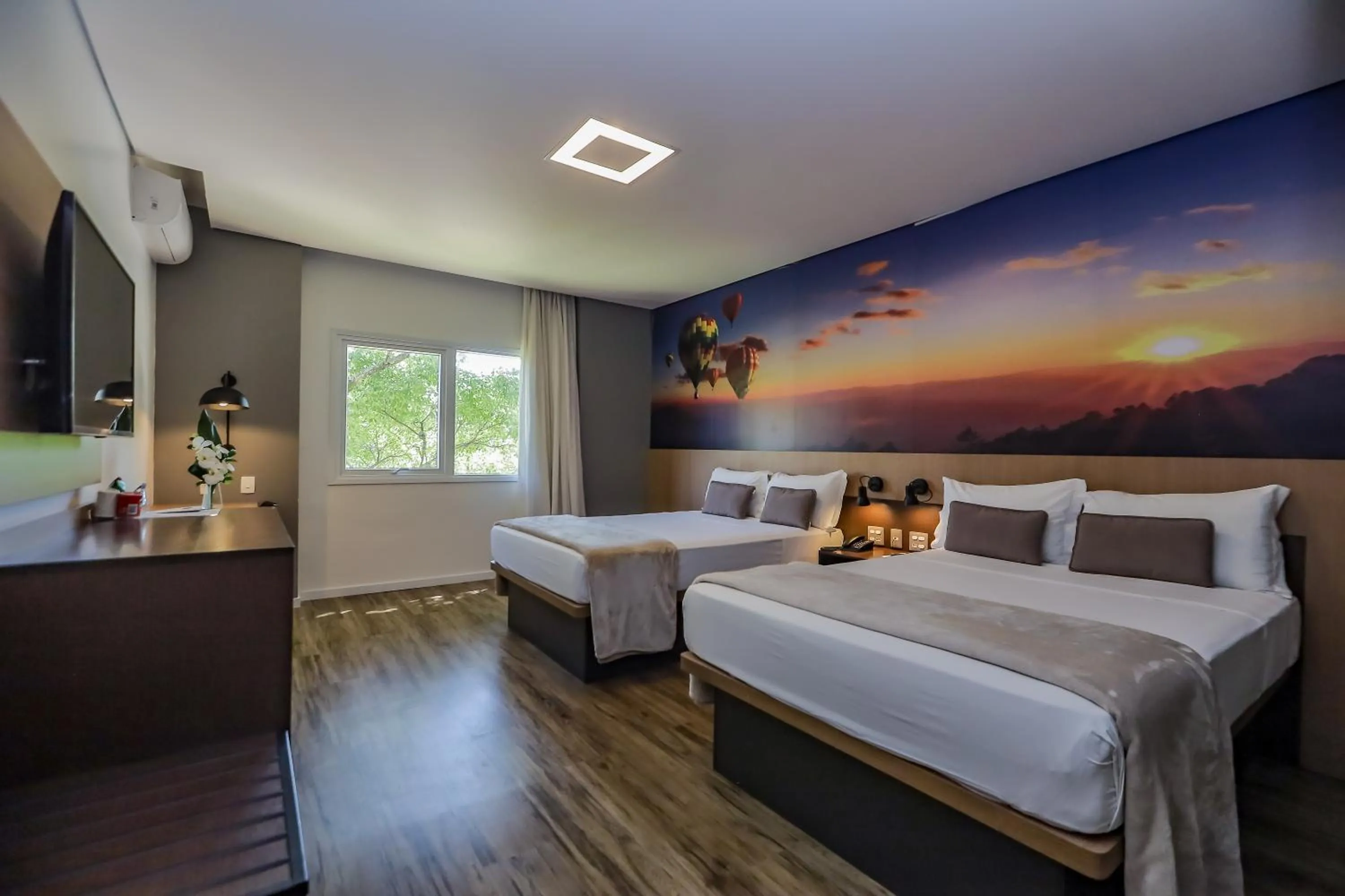 Restaurant/places to eat, Bed in Hotel Panamby Guarulhos