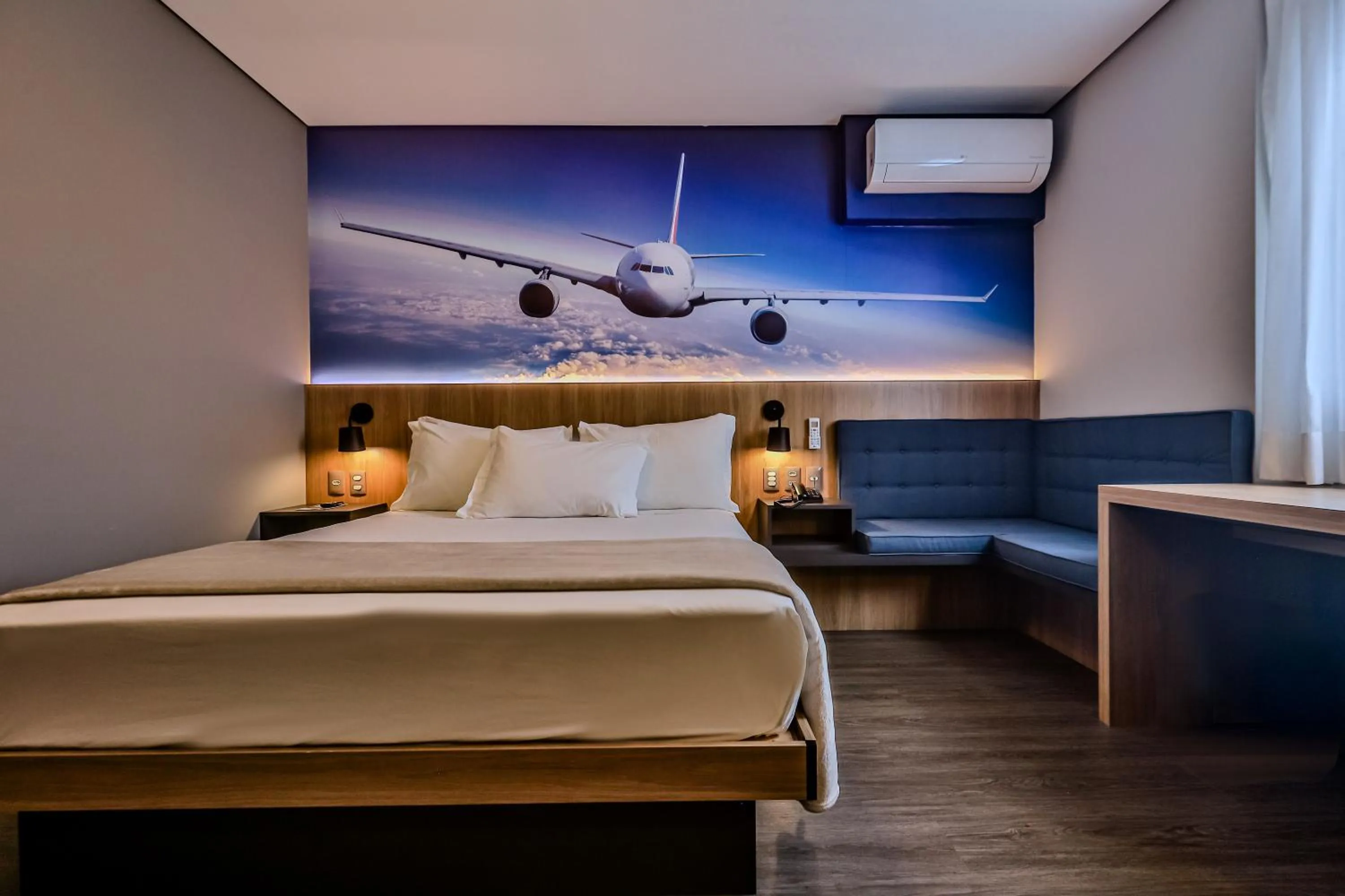 Bedroom, Bed in Hotel Panamby Guarulhos