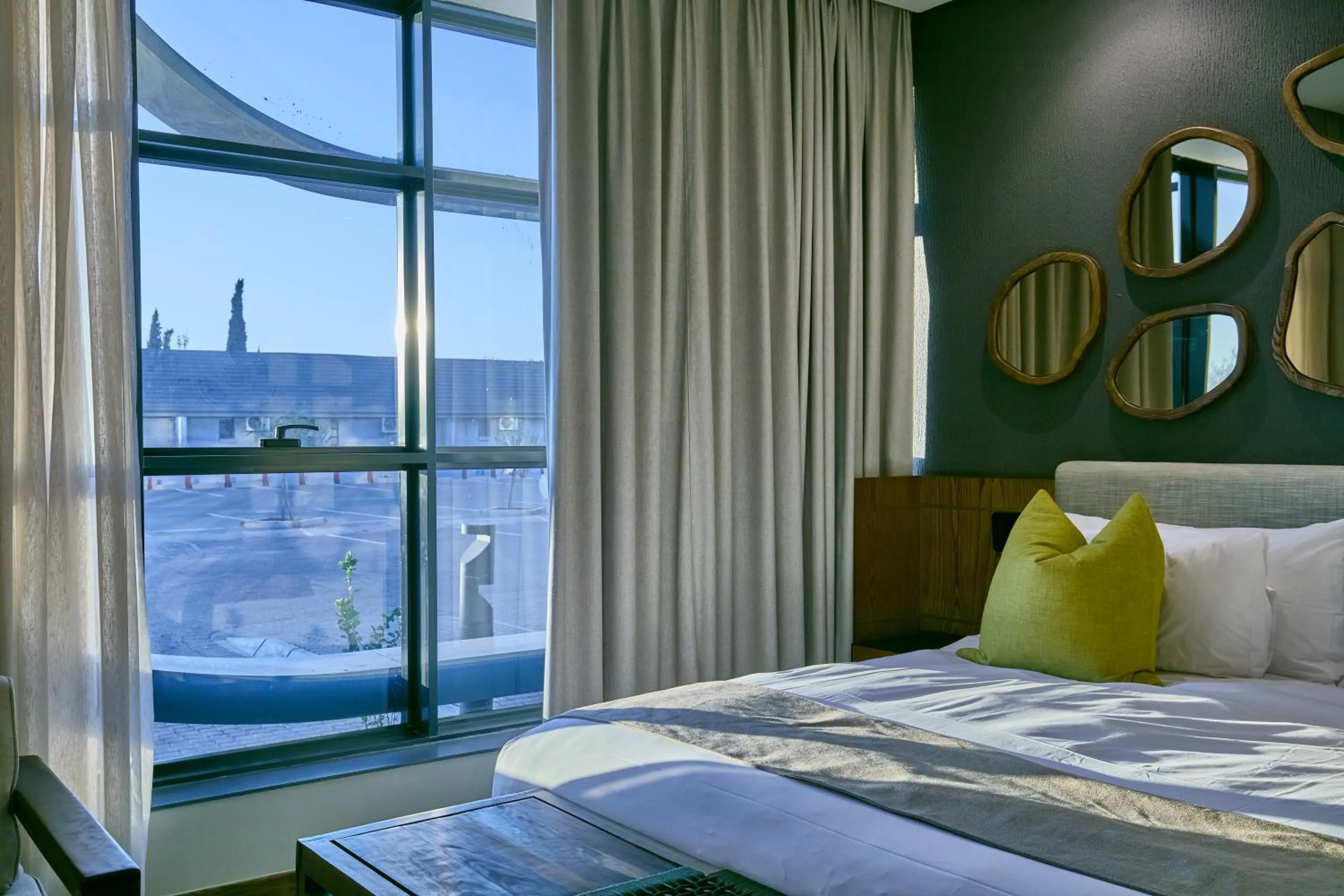 View (from property/room), Bed in Cresta Grande Jwaneng