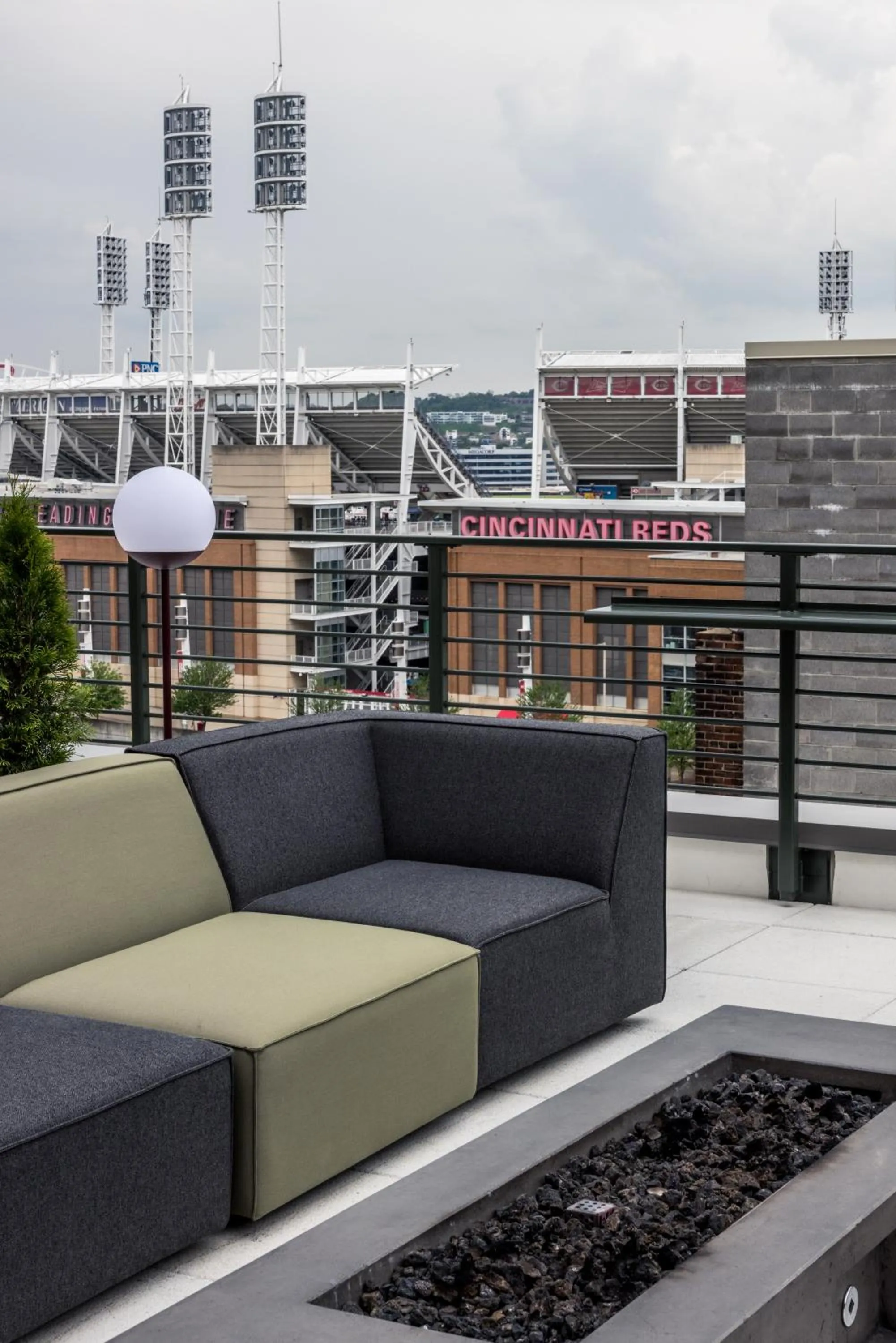 Property building in Moxy Cincinnati Downtown