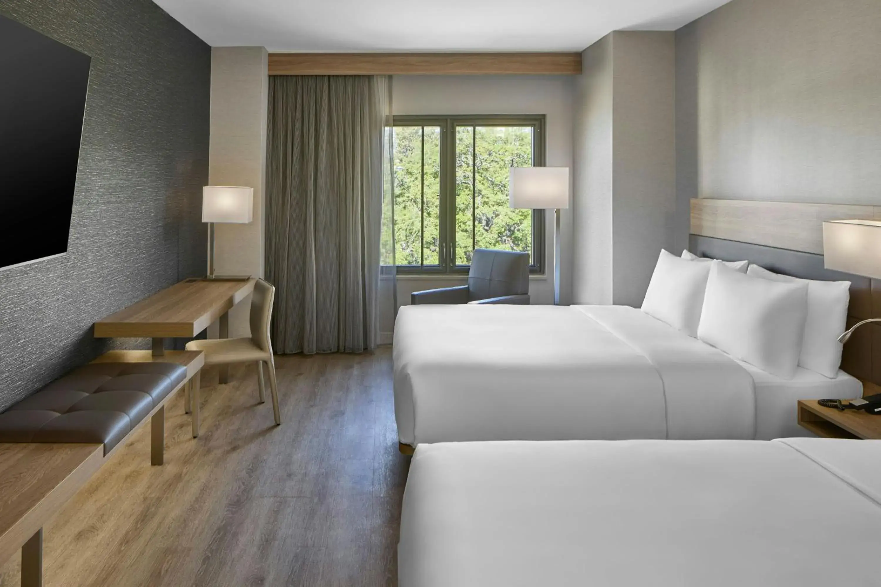 Queen Room with Two Queen Beds in AC Hotel Savannah Historic District Queen Room with Two Queen Beds in AC Hotel Savannah Historic District