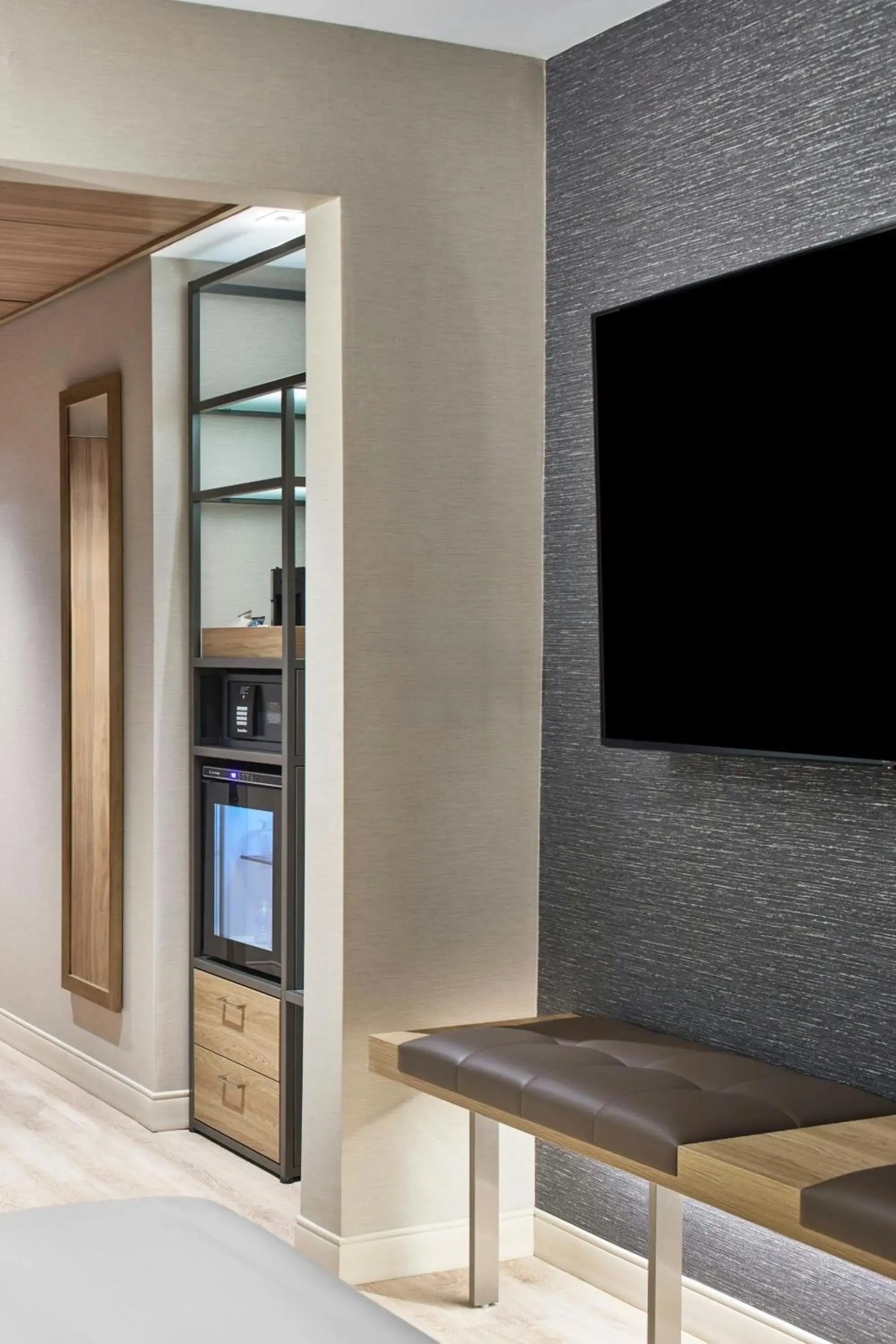 Deluxe Guest Room with One King Bed and Sofa Bed - Hearing Accessible in AC Hotel Savannah Historic District Deluxe Guest Room with One King Bed and Sofa Bed - Hearing Accessible in AC Hotel Savannah Historic District