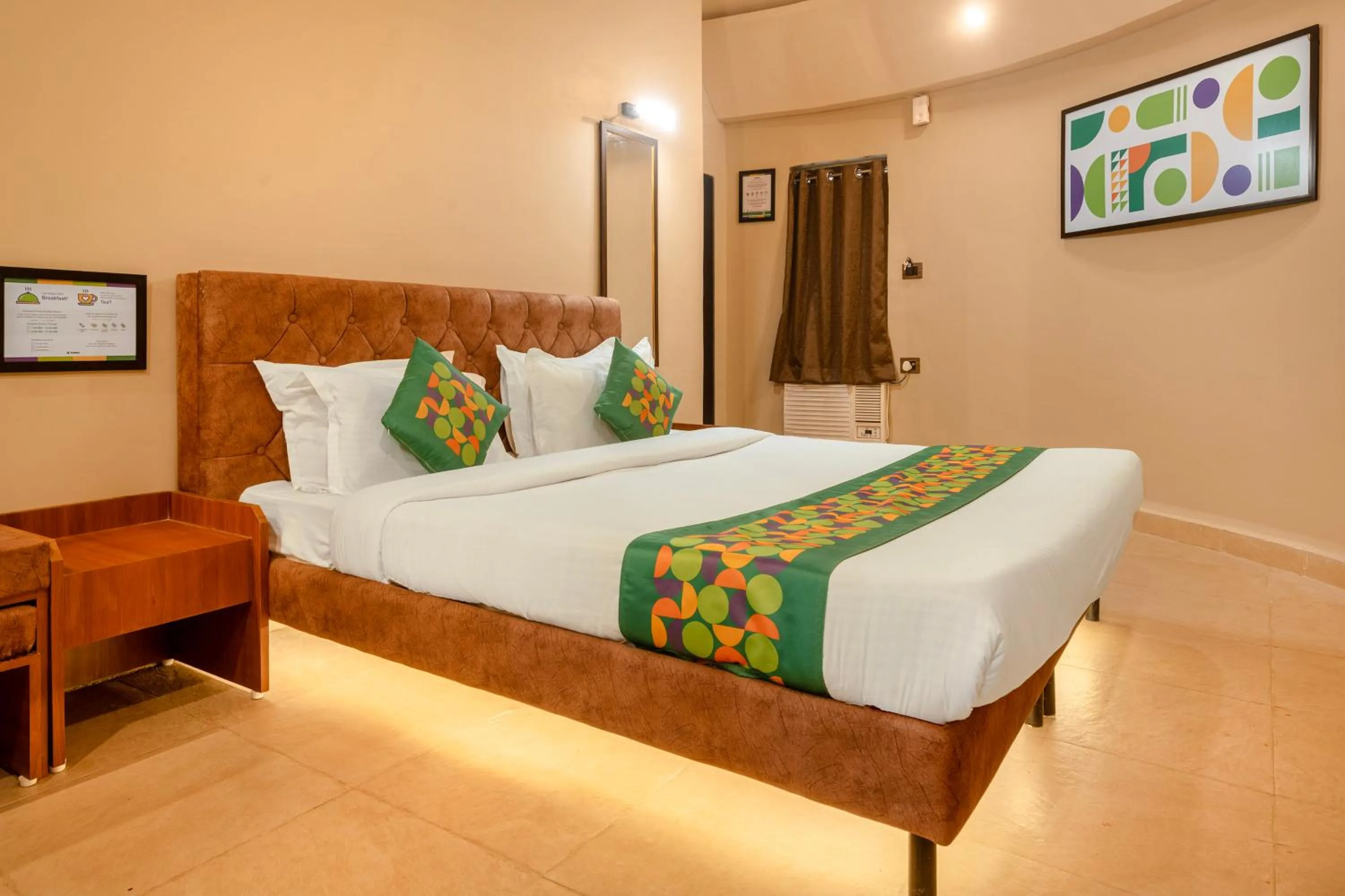 Bedroom, Bed in Treebo Premium Mowgli's Den Pench with Swimming Pool