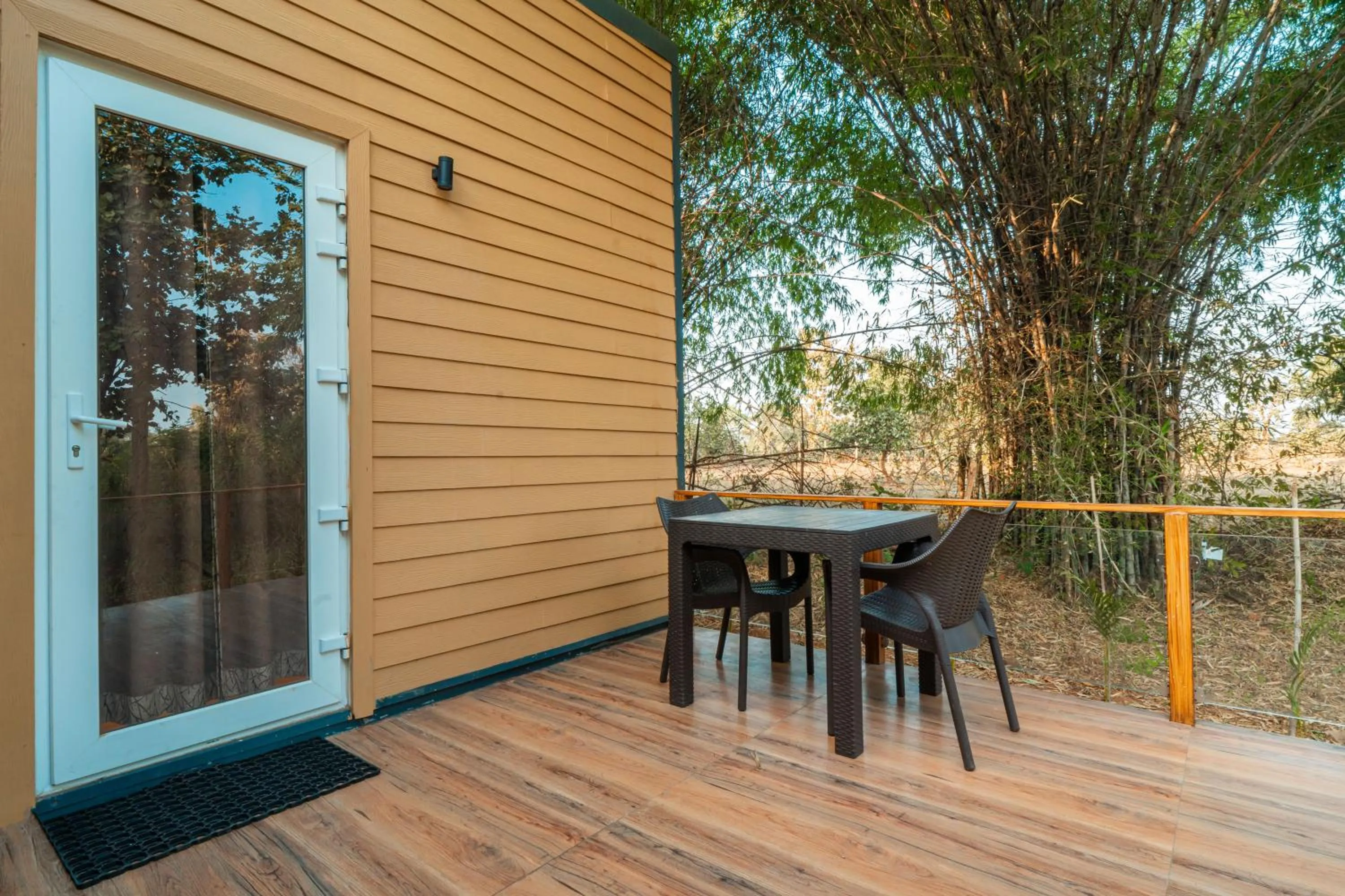 Balcony/Terrace in Treebo Premium Mowgli's Den, Pench