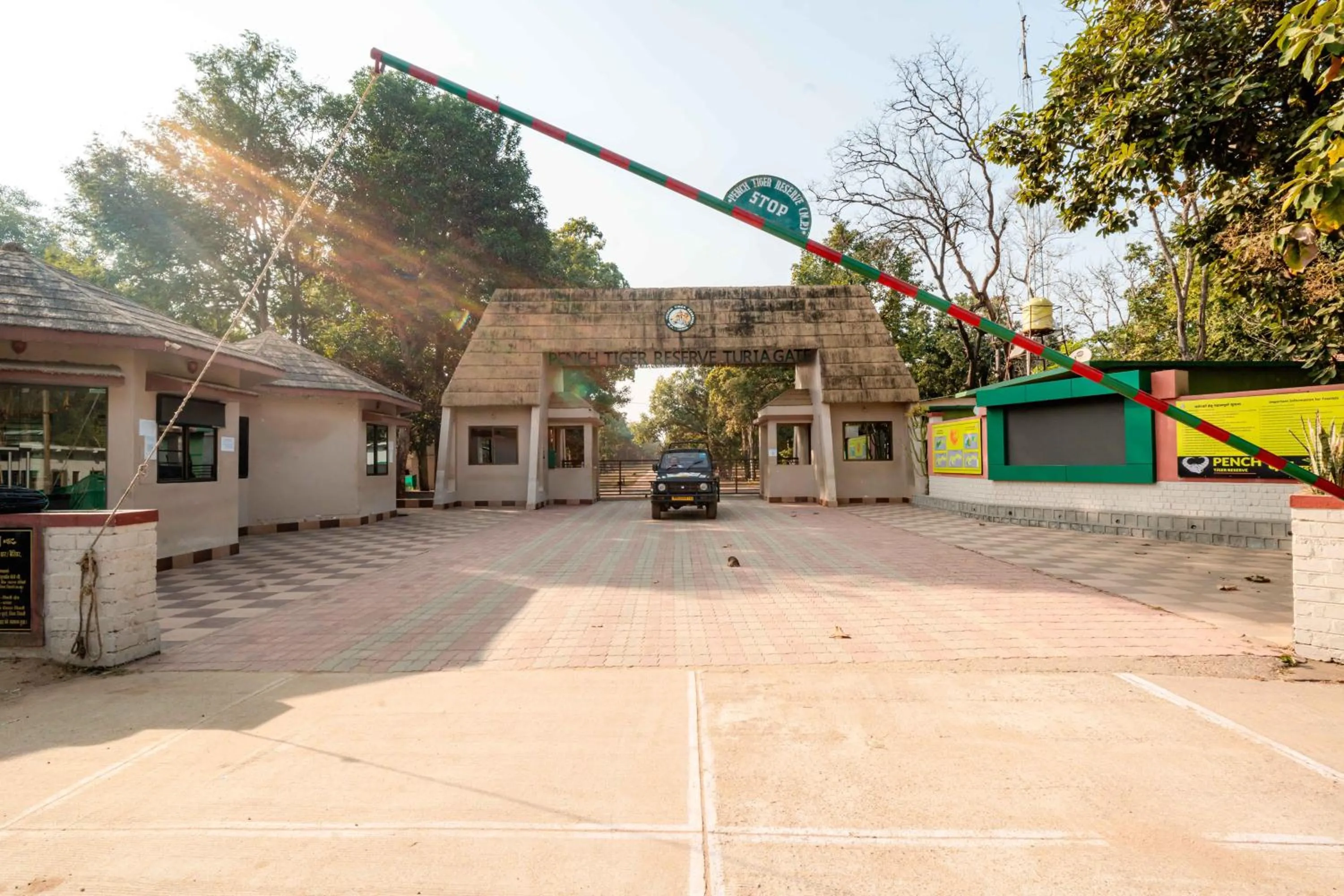 Facade/entrance in Treebo Premium Mowgli's Den Pench with Swimming Pool