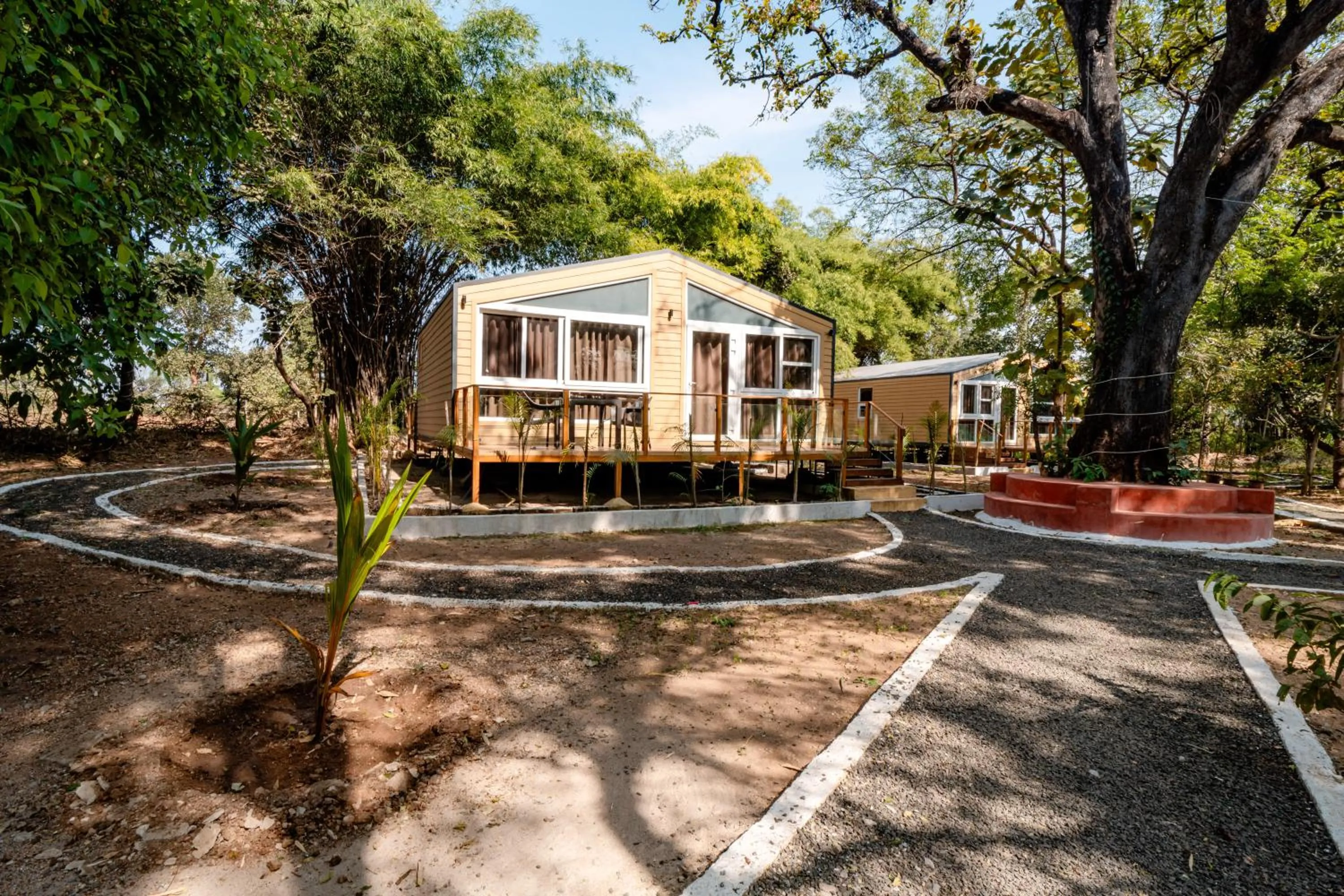 Facade/entrance in Treebo Premium Mowgli's Den, Pench