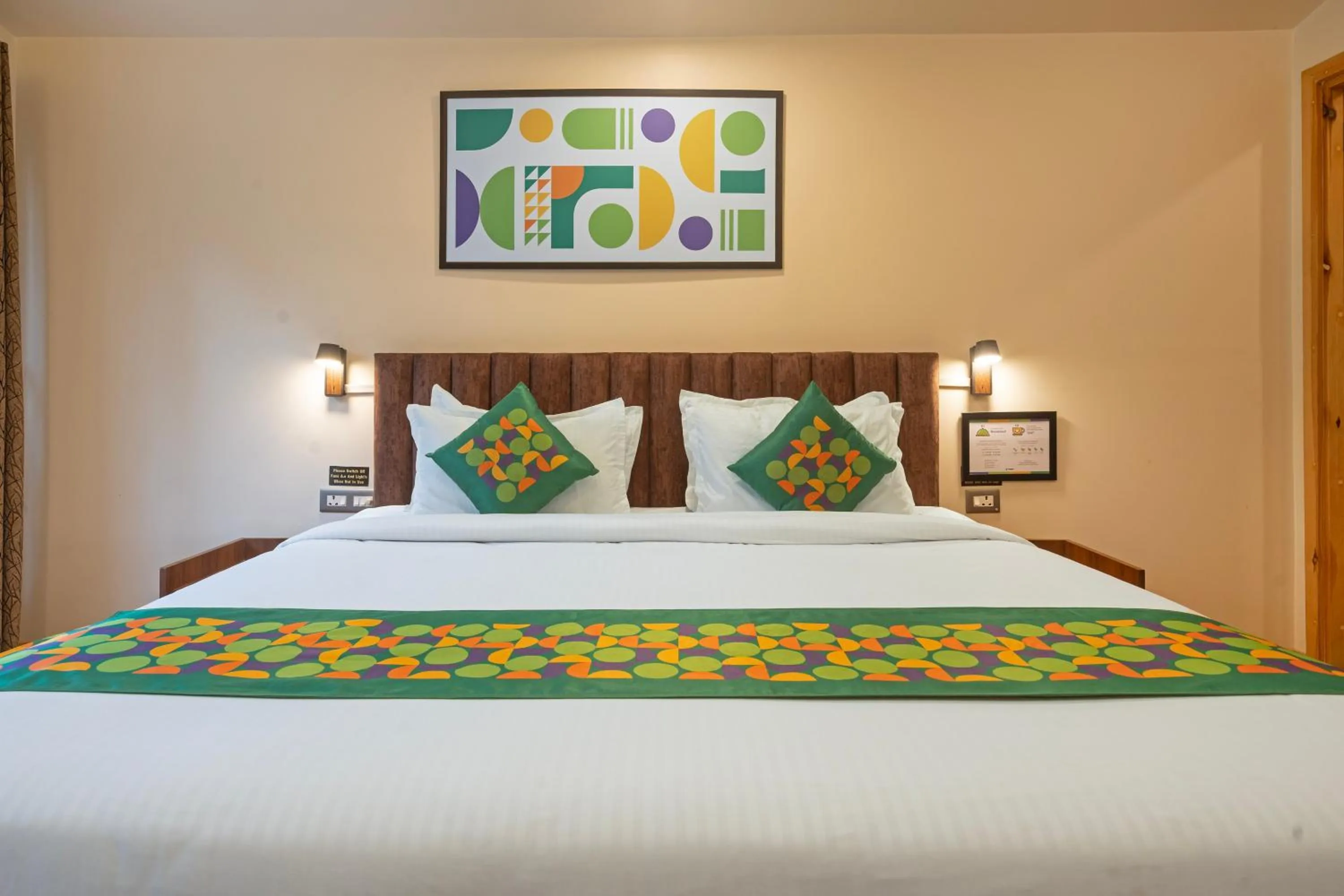 Bedroom, Bed in Treebo Premium Mowgli's Den Pench with Swimming Pool