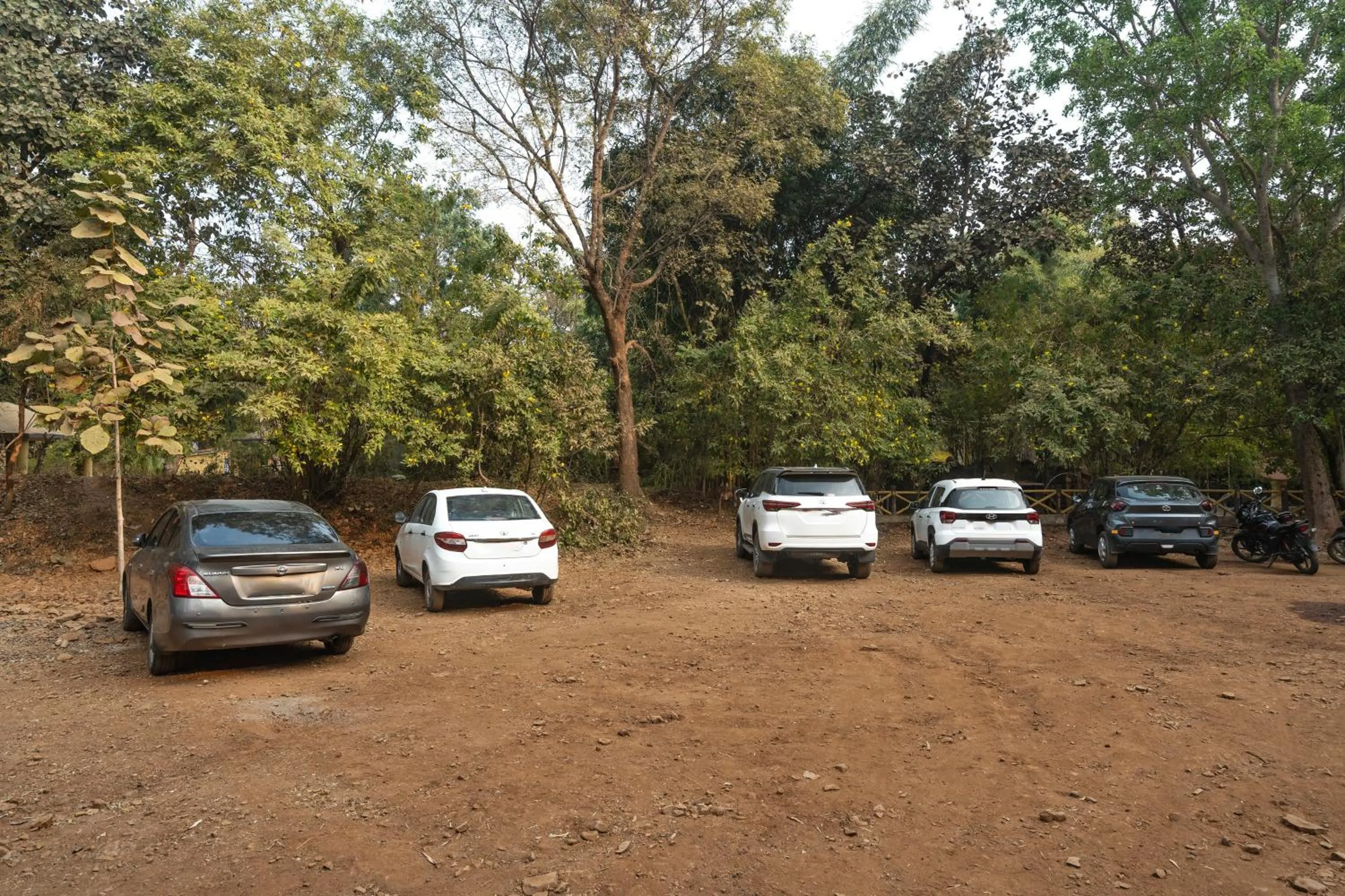 Parking in Treebo Premium Mowgli's Den Pench with Swimming Pool