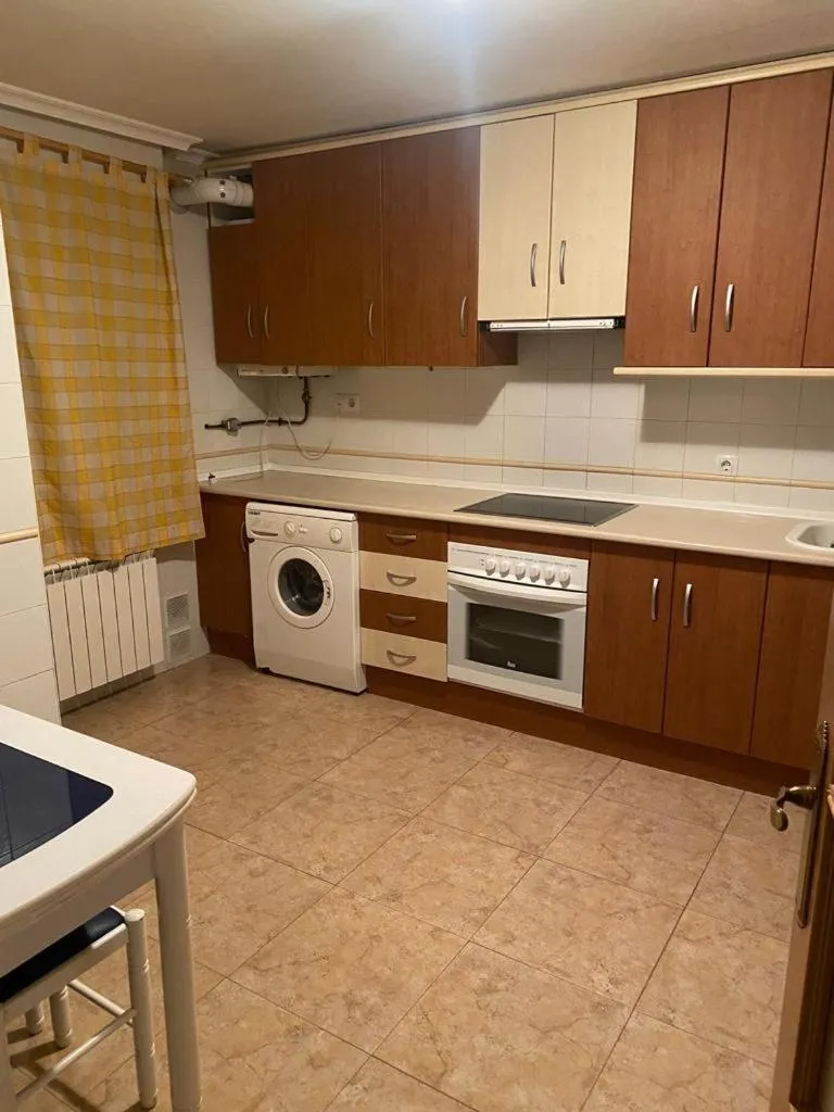 Kitchen or kitchenette in Hostal y Apartamentos la Vereda