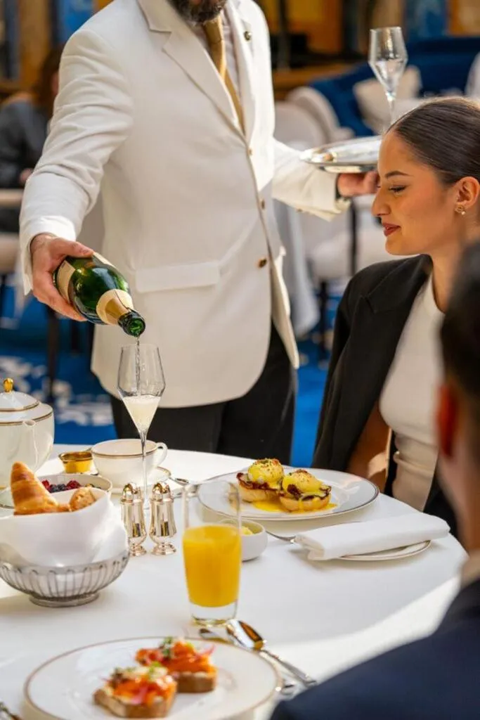 Breakfast in Corinthia Grand Hotel du Boulevard Bucharest
