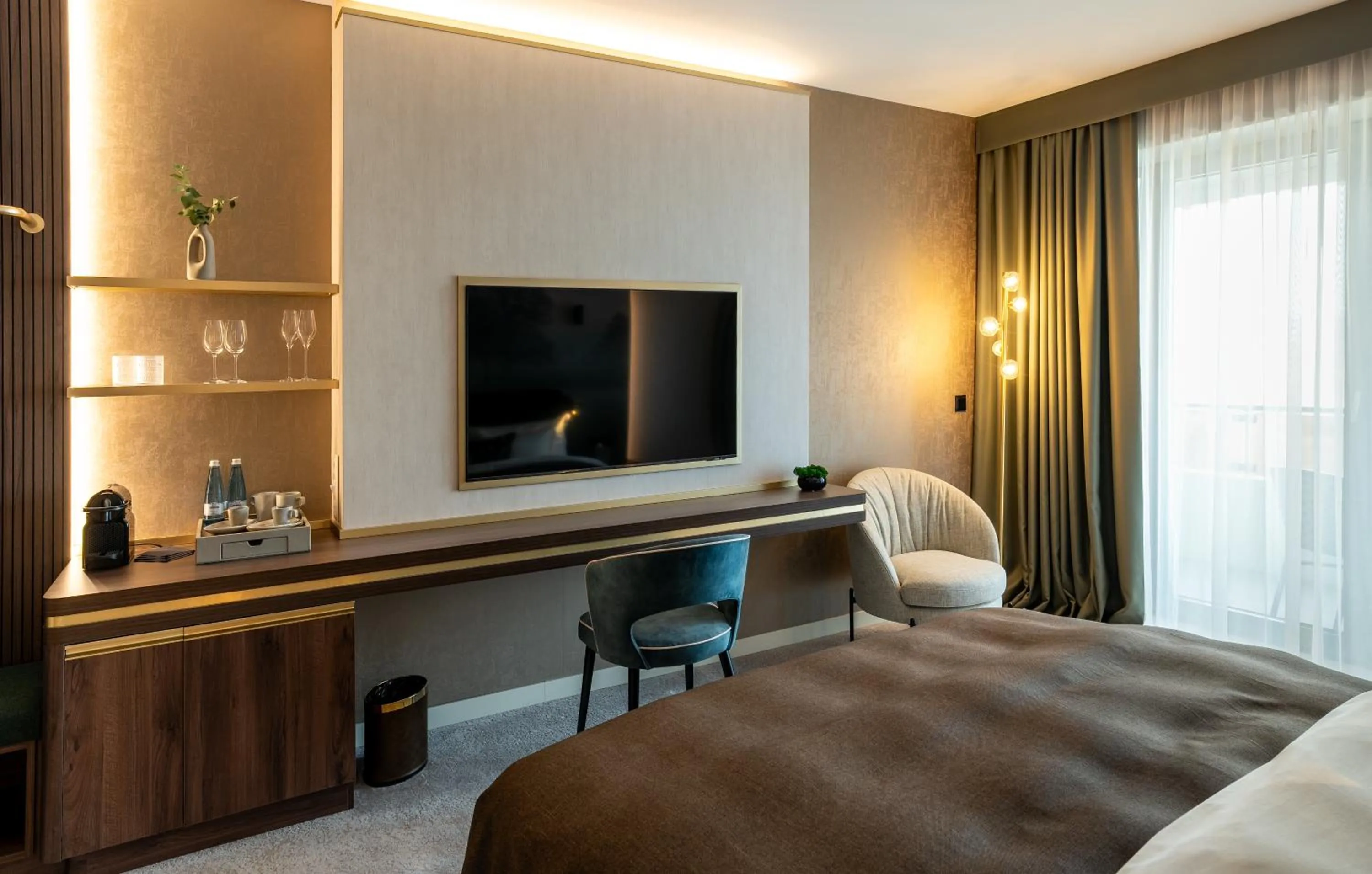 Bed in Le Primore Hotel & Spa