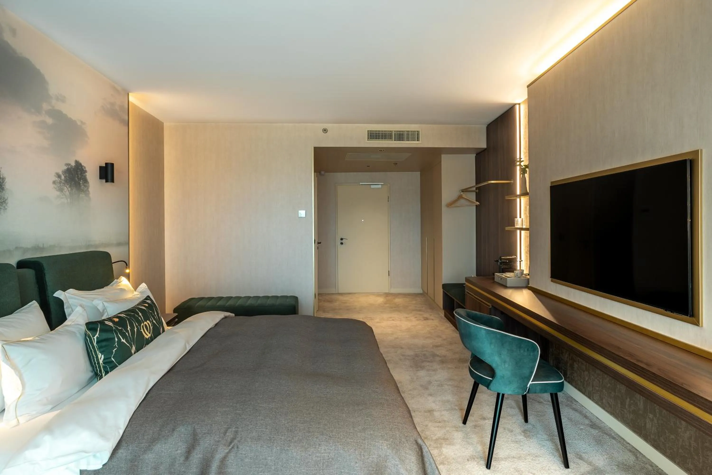 Bed in Le Primore Hotel & Spa