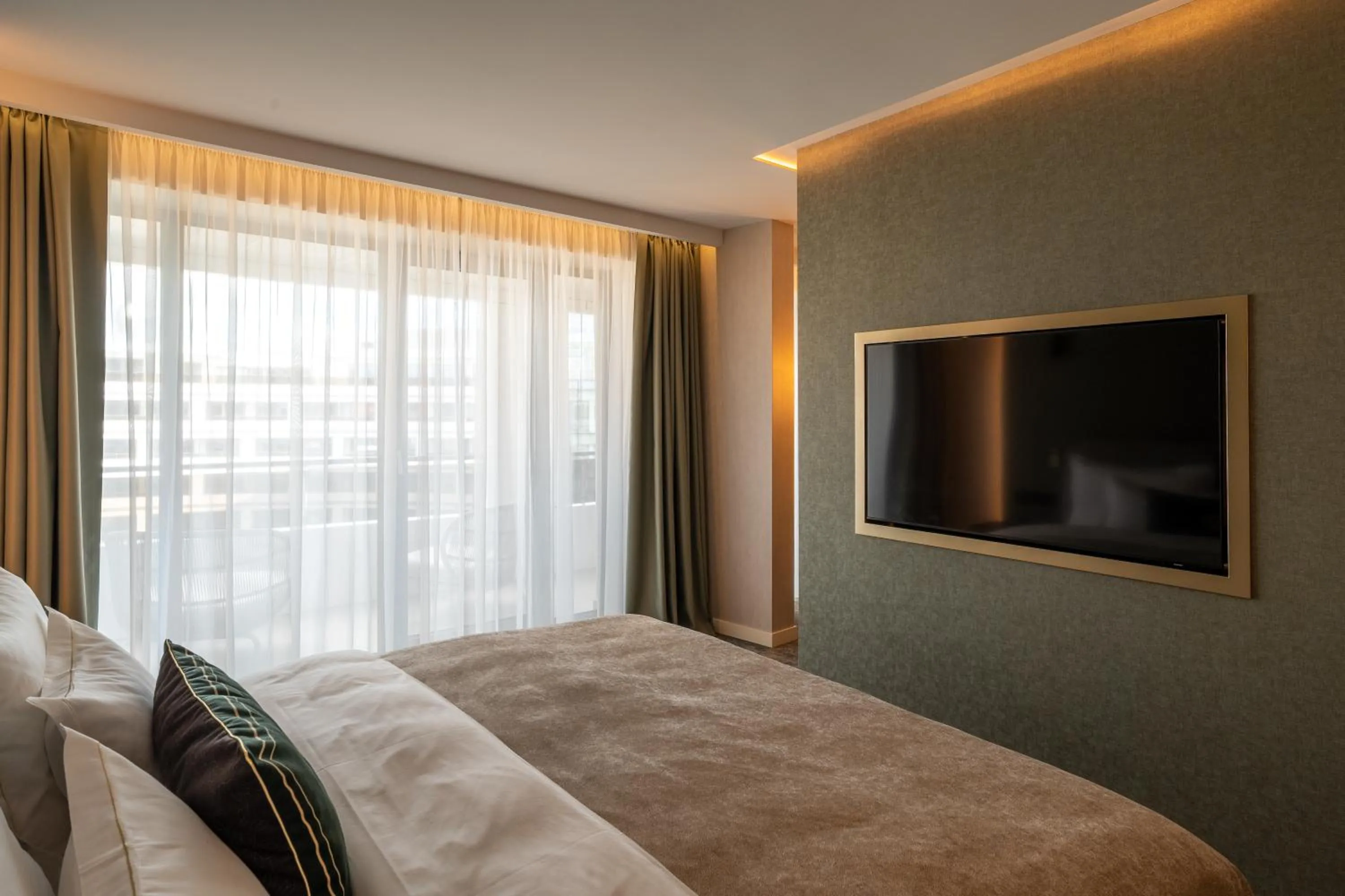 Bed in Le Primore Hotel & Spa