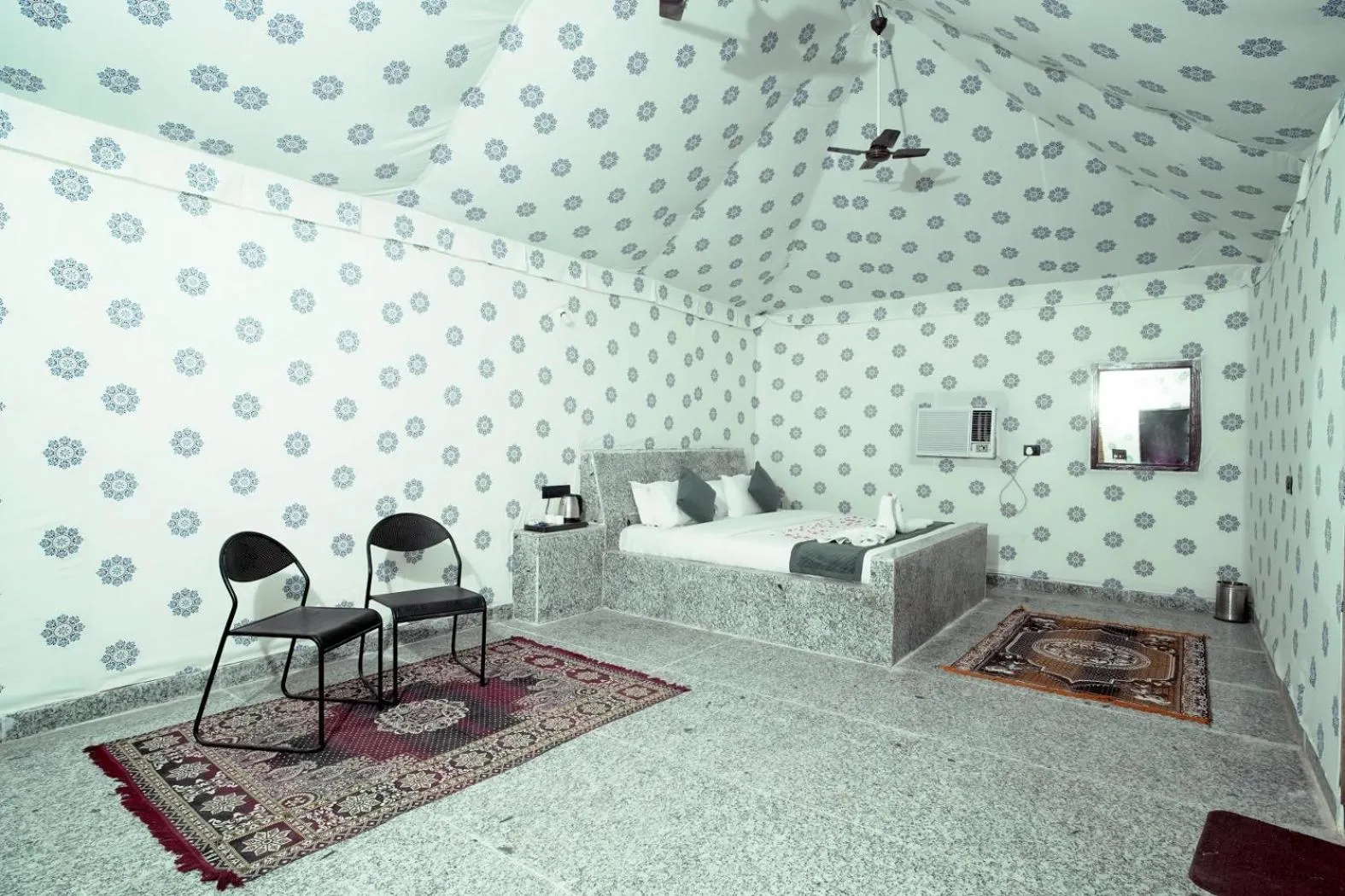 Bed in Thar Resort Jaisalmer