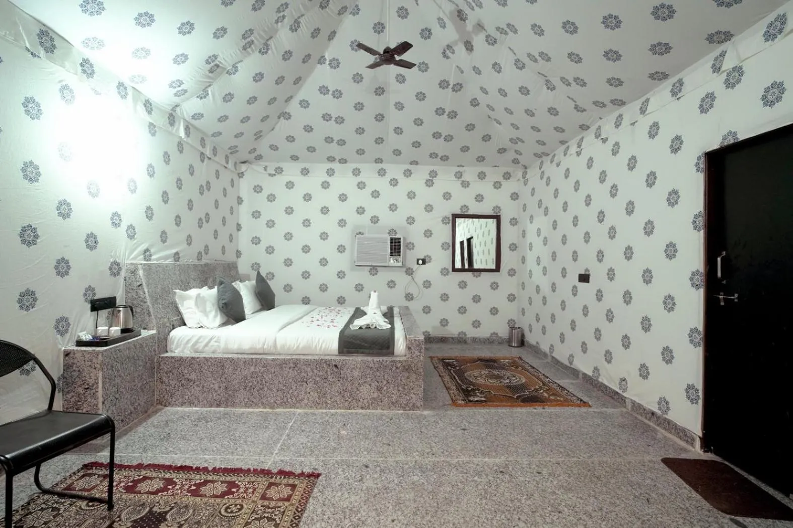 Bed in Thar Resort Jaisalmer