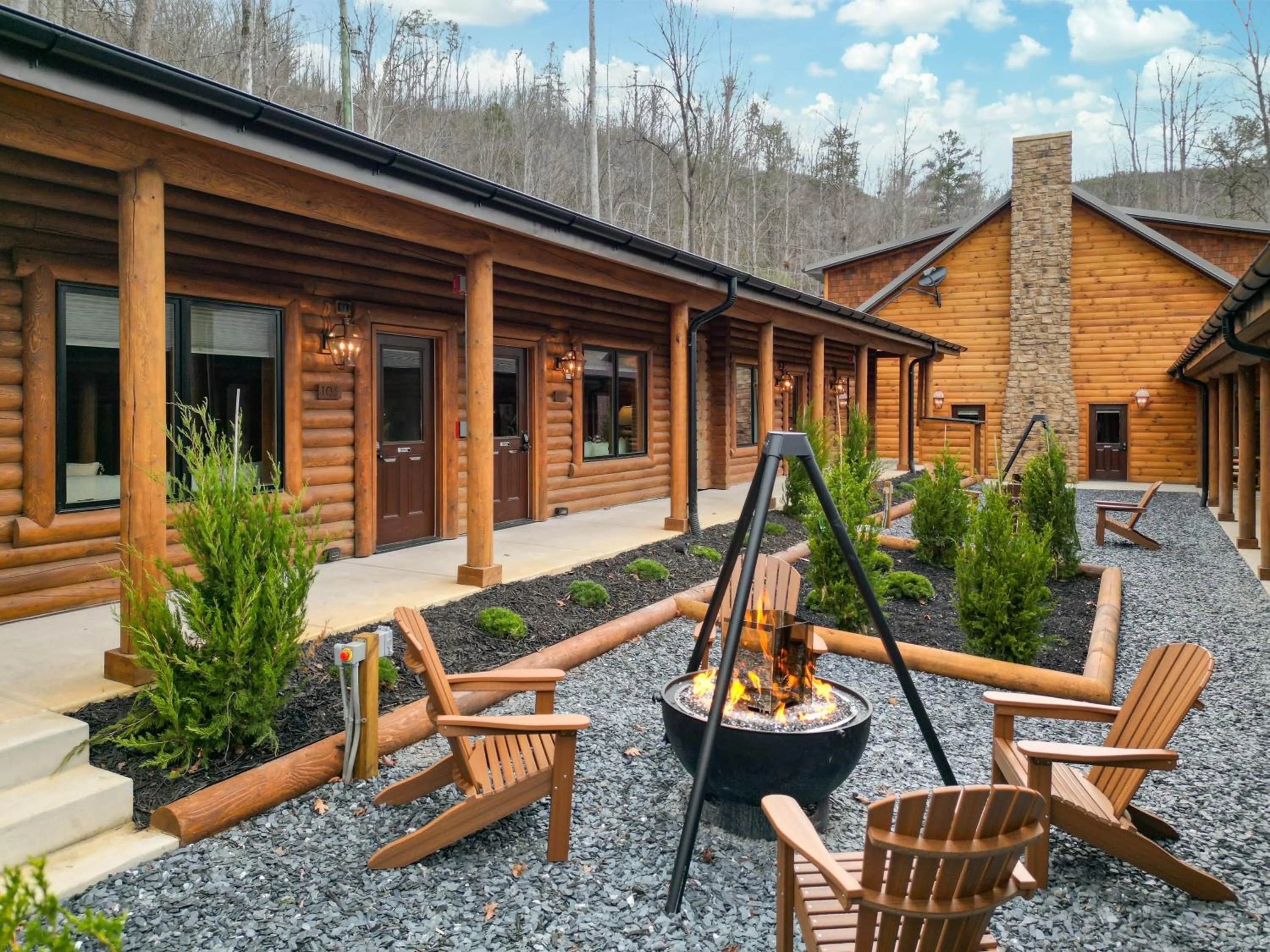 Patio in The Timber at Holly Branch