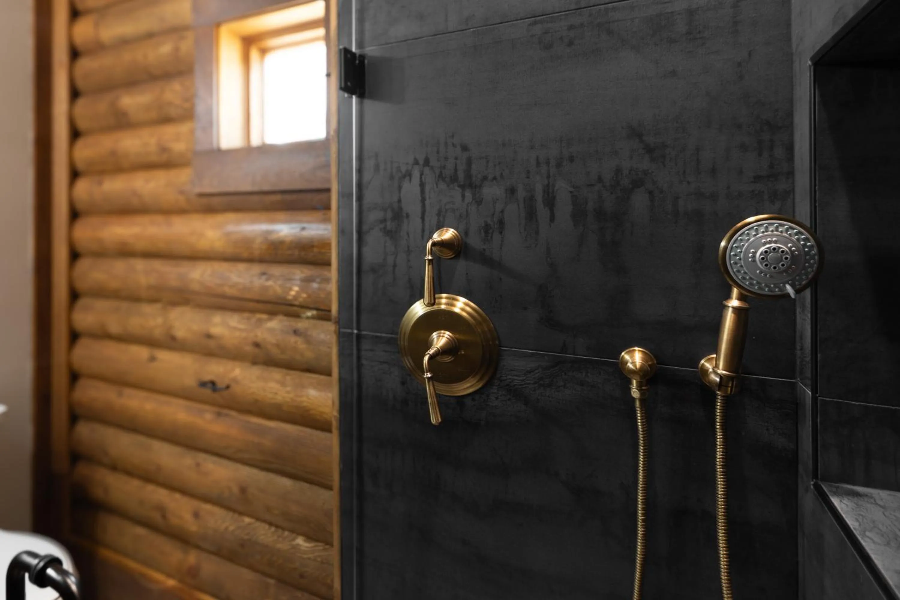 Shower in The Timber at Holly Branch
