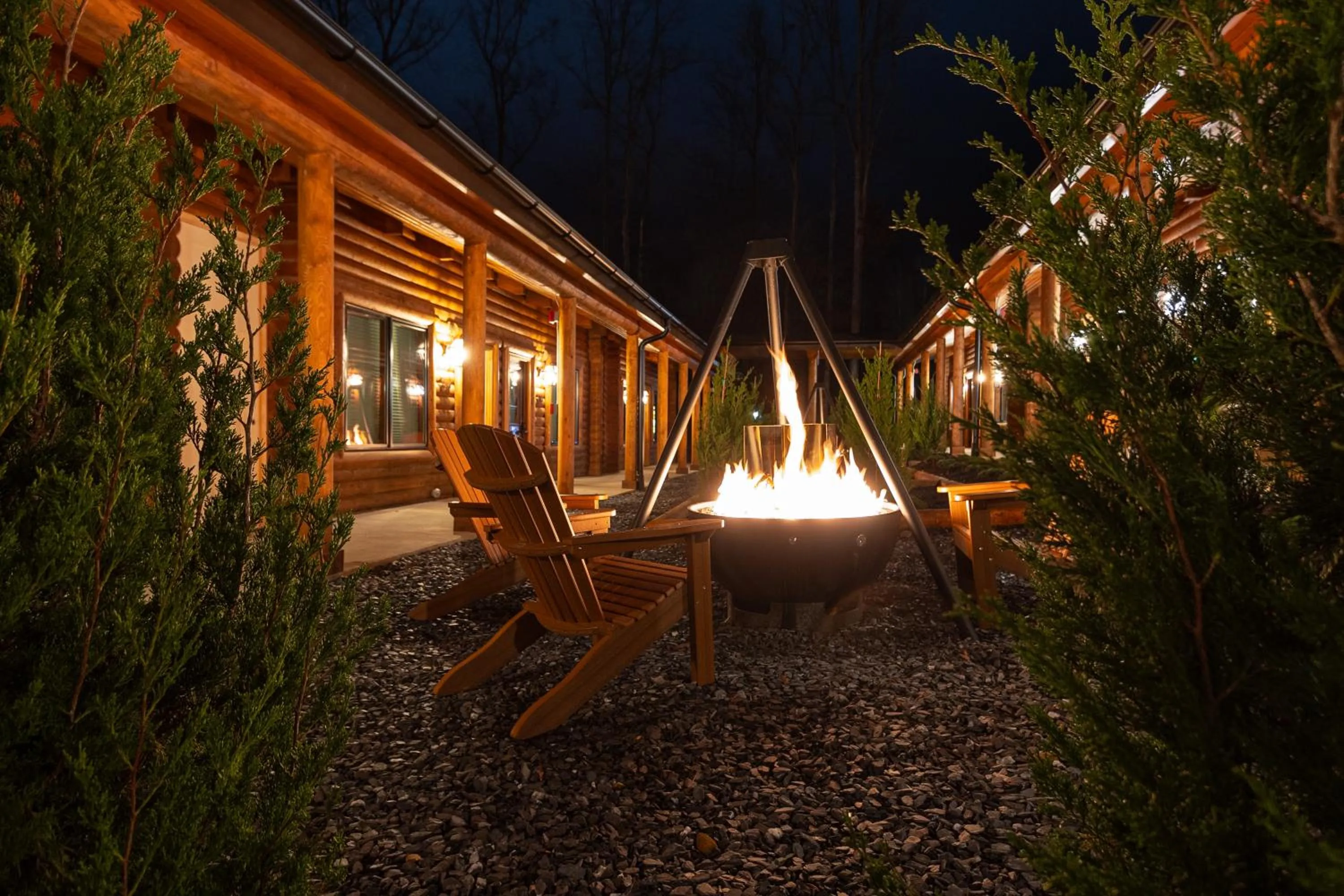 Patio in The Timber at Holly Branch