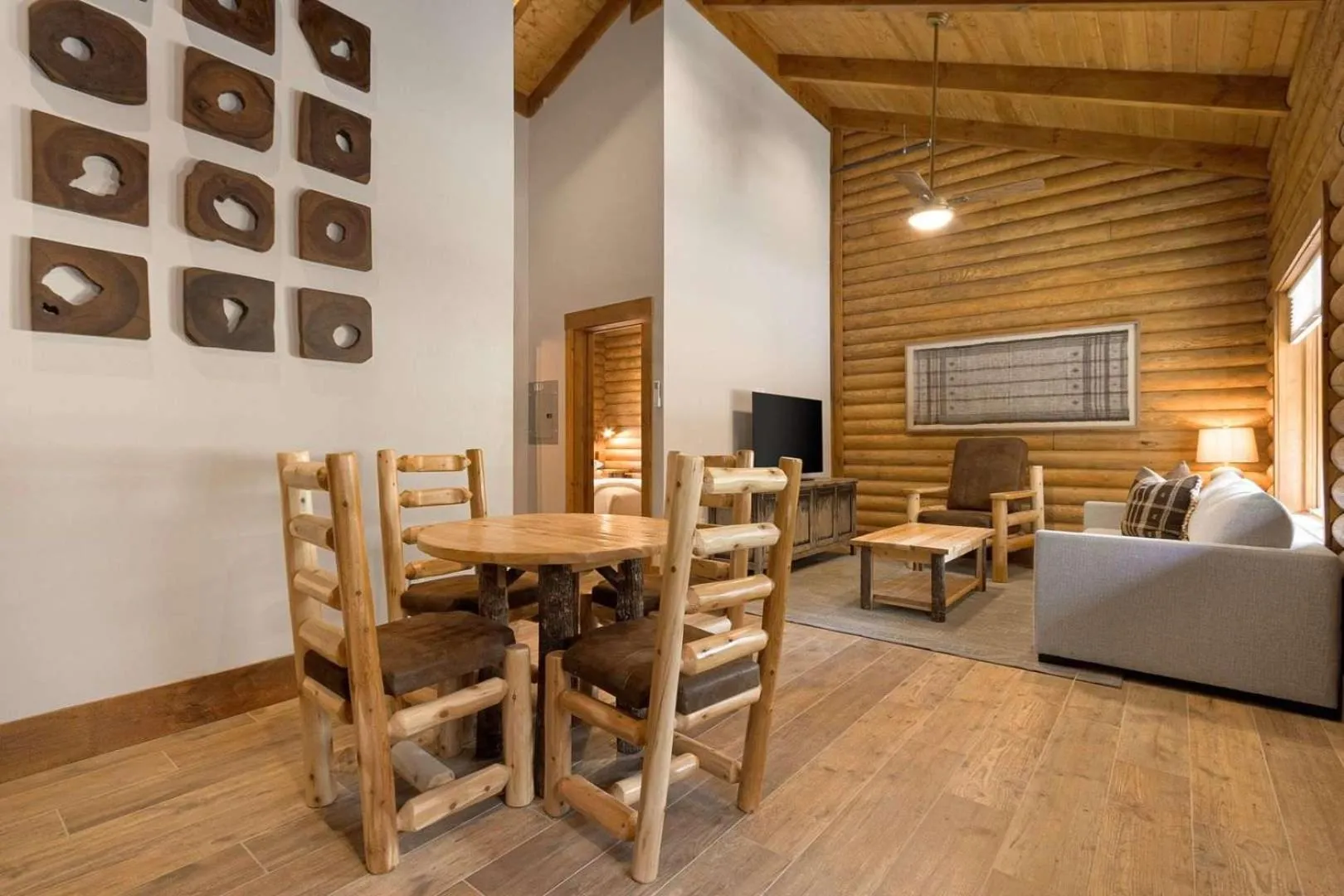 Living room in The Timber at Holly Branch