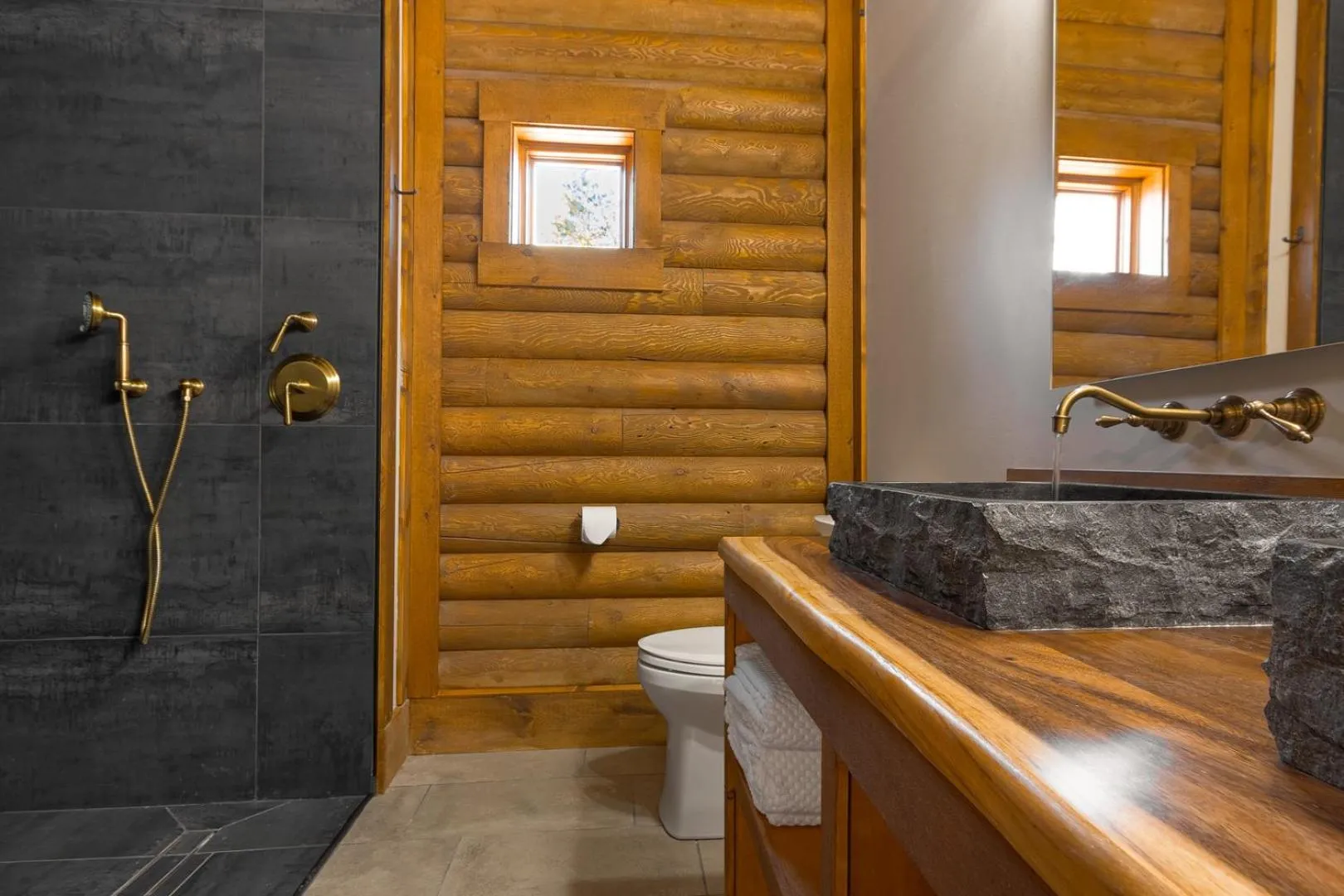 Shower in The Timber at Holly Branch