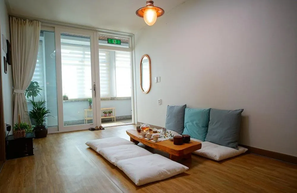 Bed in Jeonju Hanok Maeul Gaekridangil Guest House