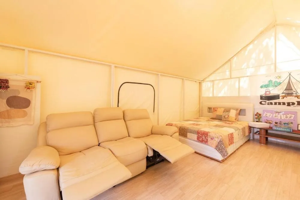 Bed in Yangpyeong Forest Live Pension