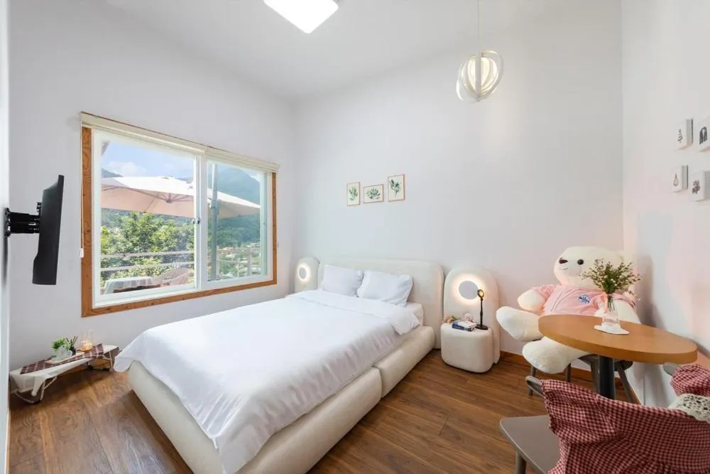 Bed in Yangpyeong Forest Live Pension