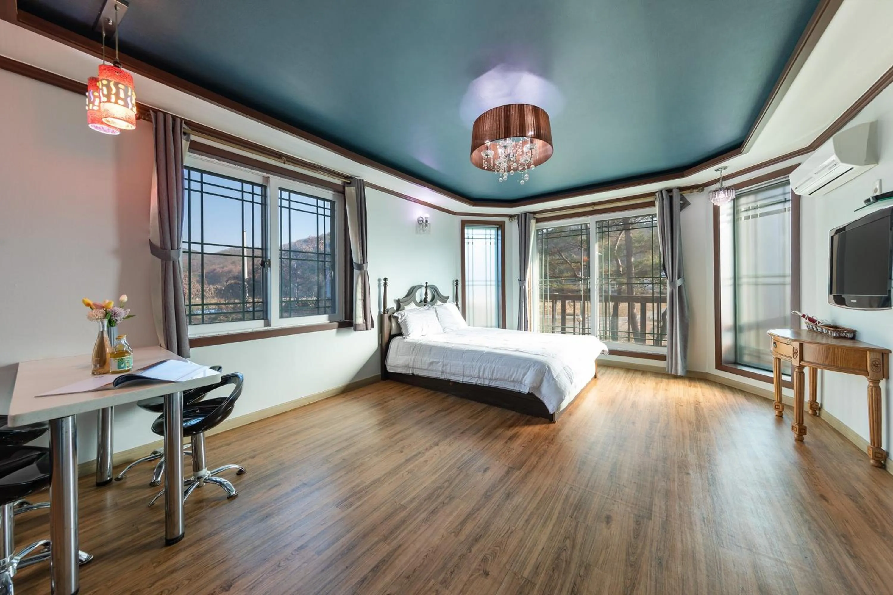 Bed in Hongcheon Vivaldi Castle