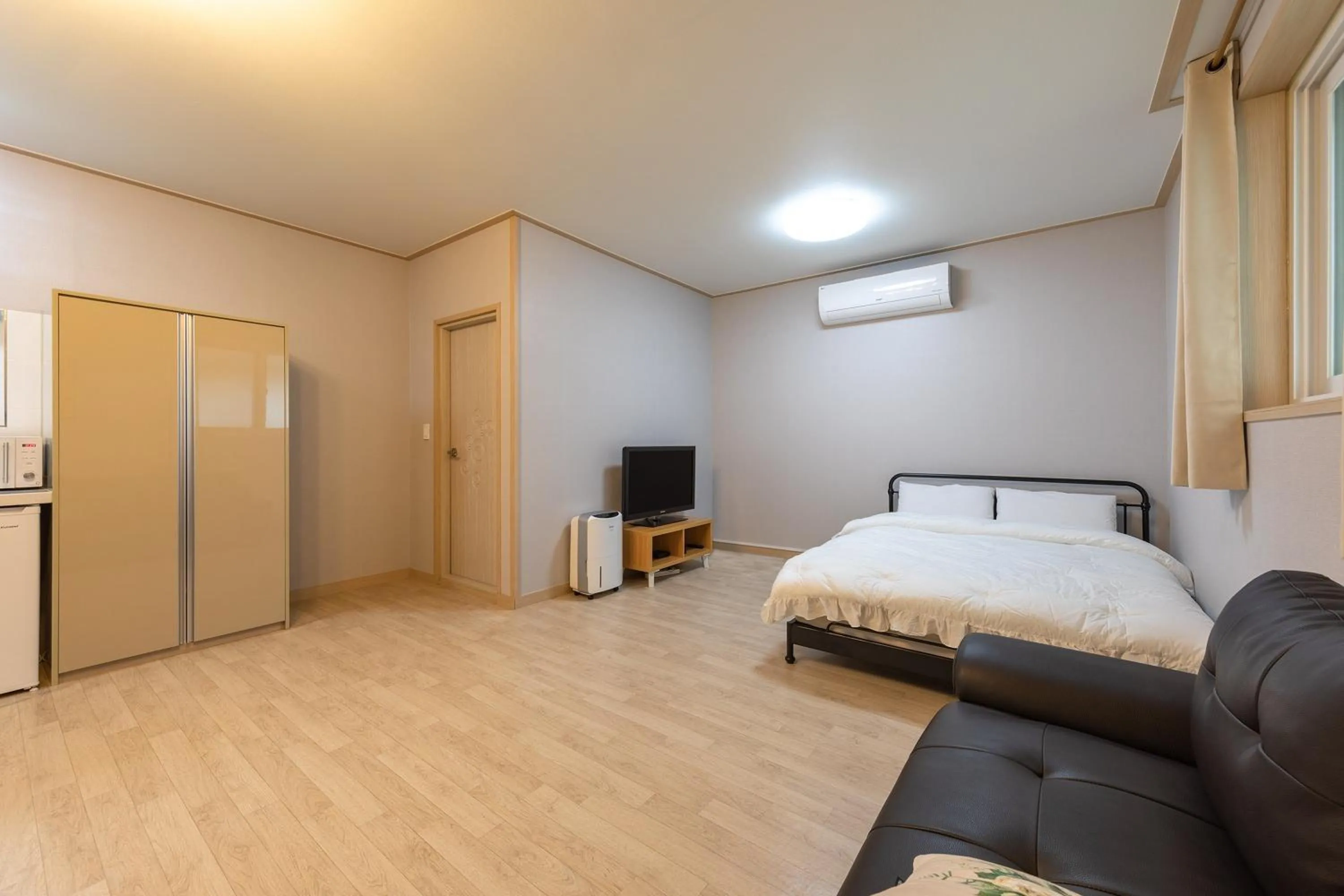 Bed in Yangpyeong Notobook Pension