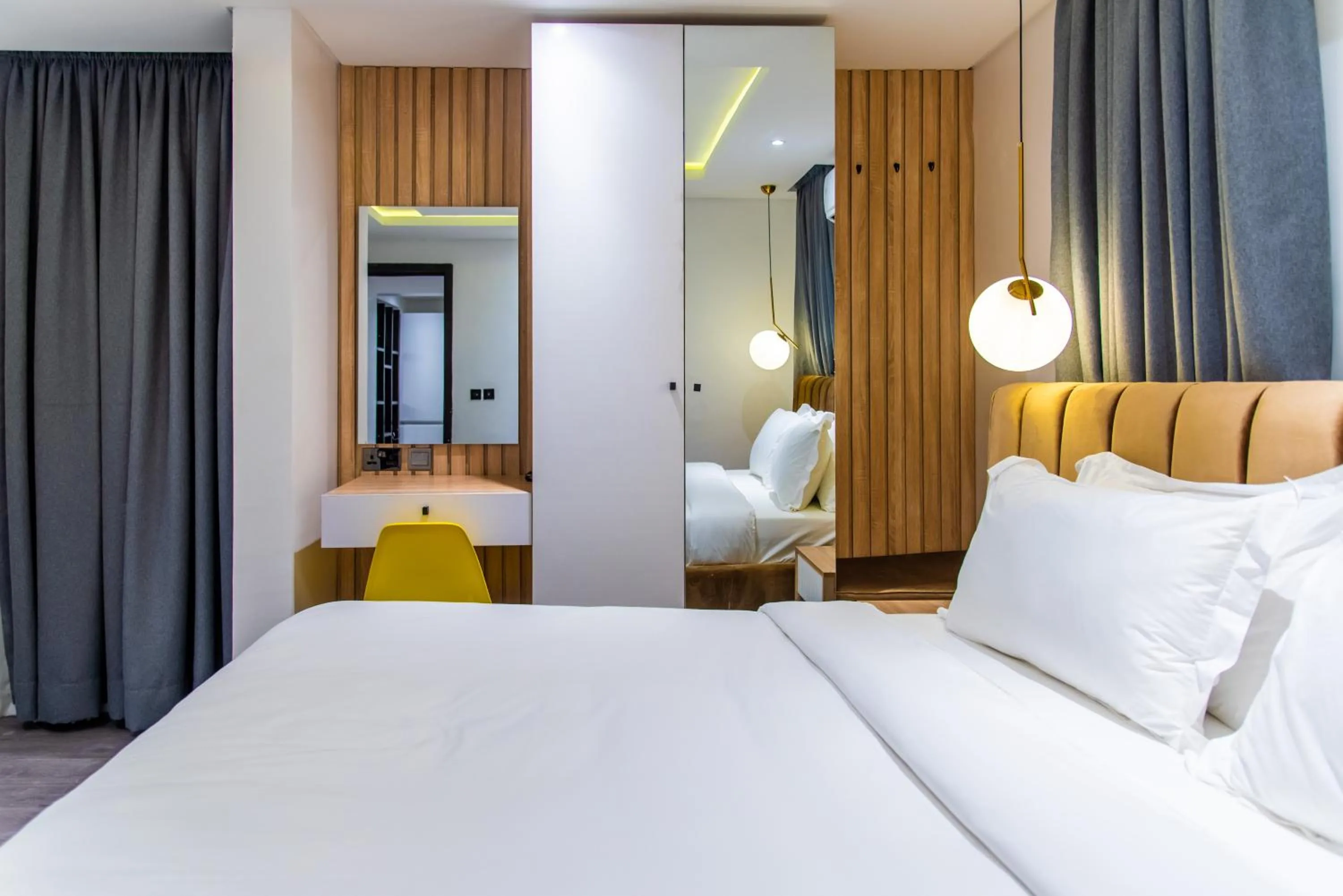 Bed in George Residence Lekki, Lagos - with Pool