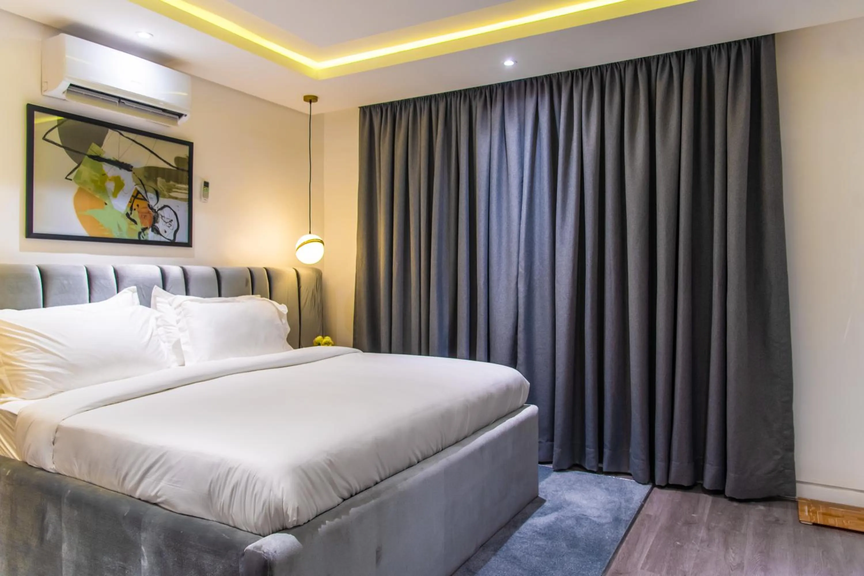 Bed in George Residence Lekki, Lagos - with Pool