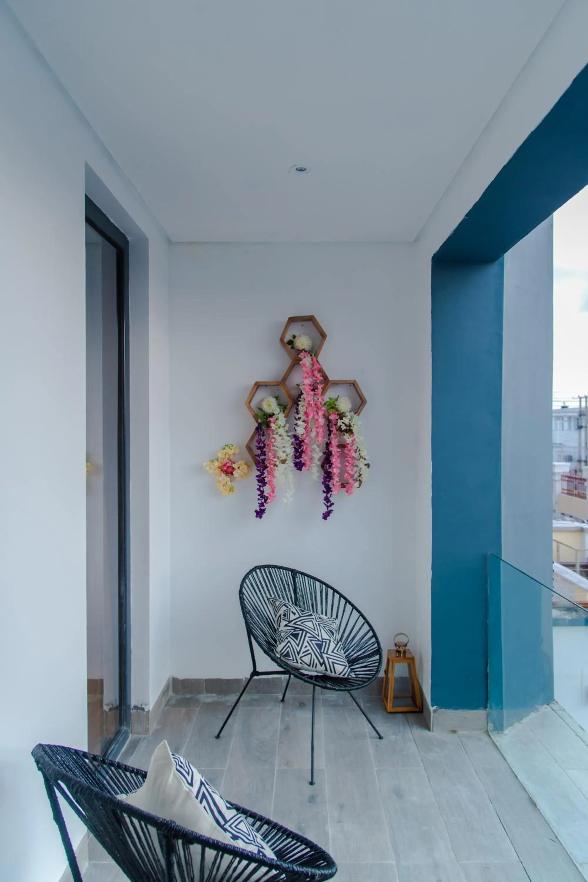 Patio in George Residence Lekki, Lagos - with Pool