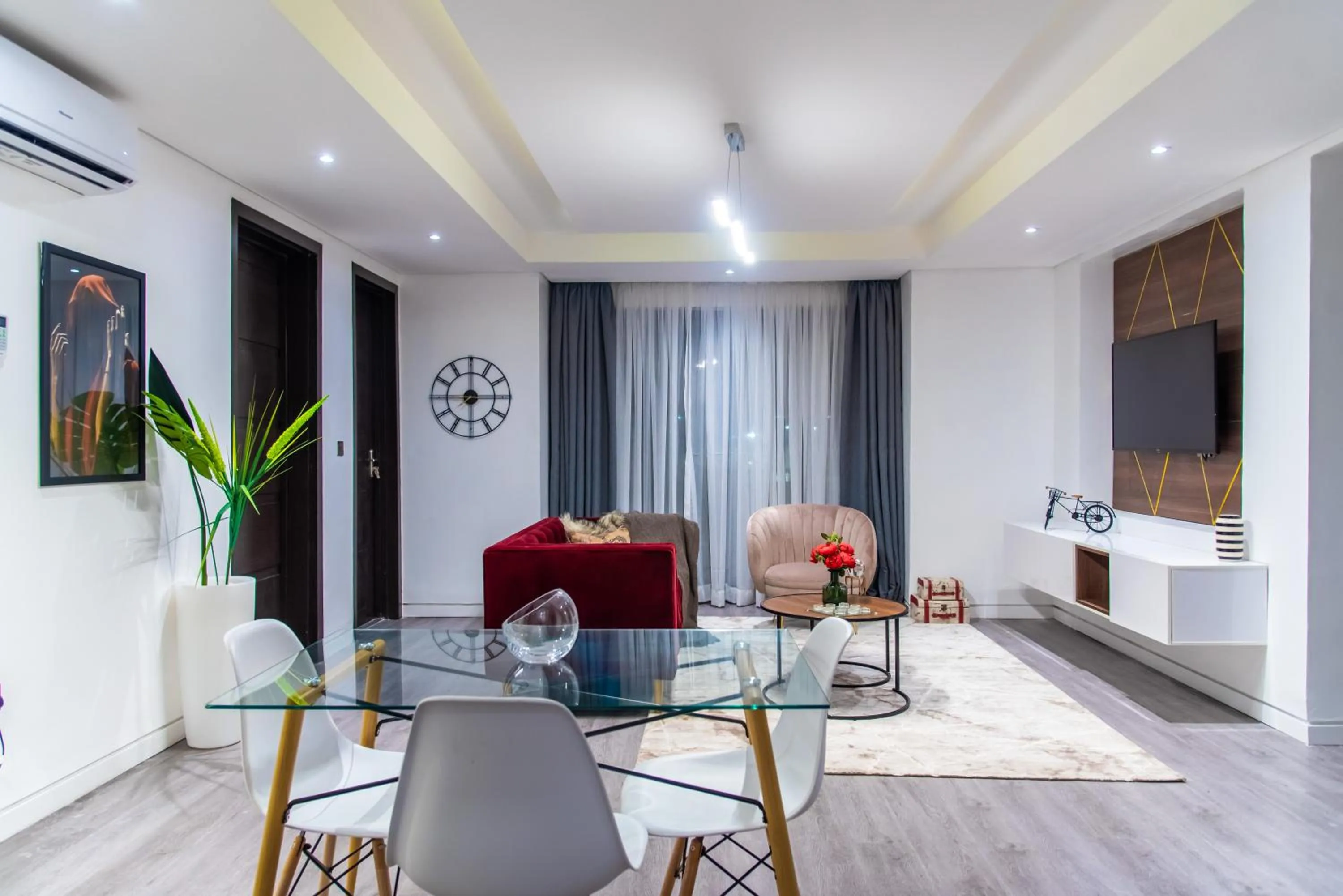 TV and multimedia in George Residence Lekki, Lagos - with Pool