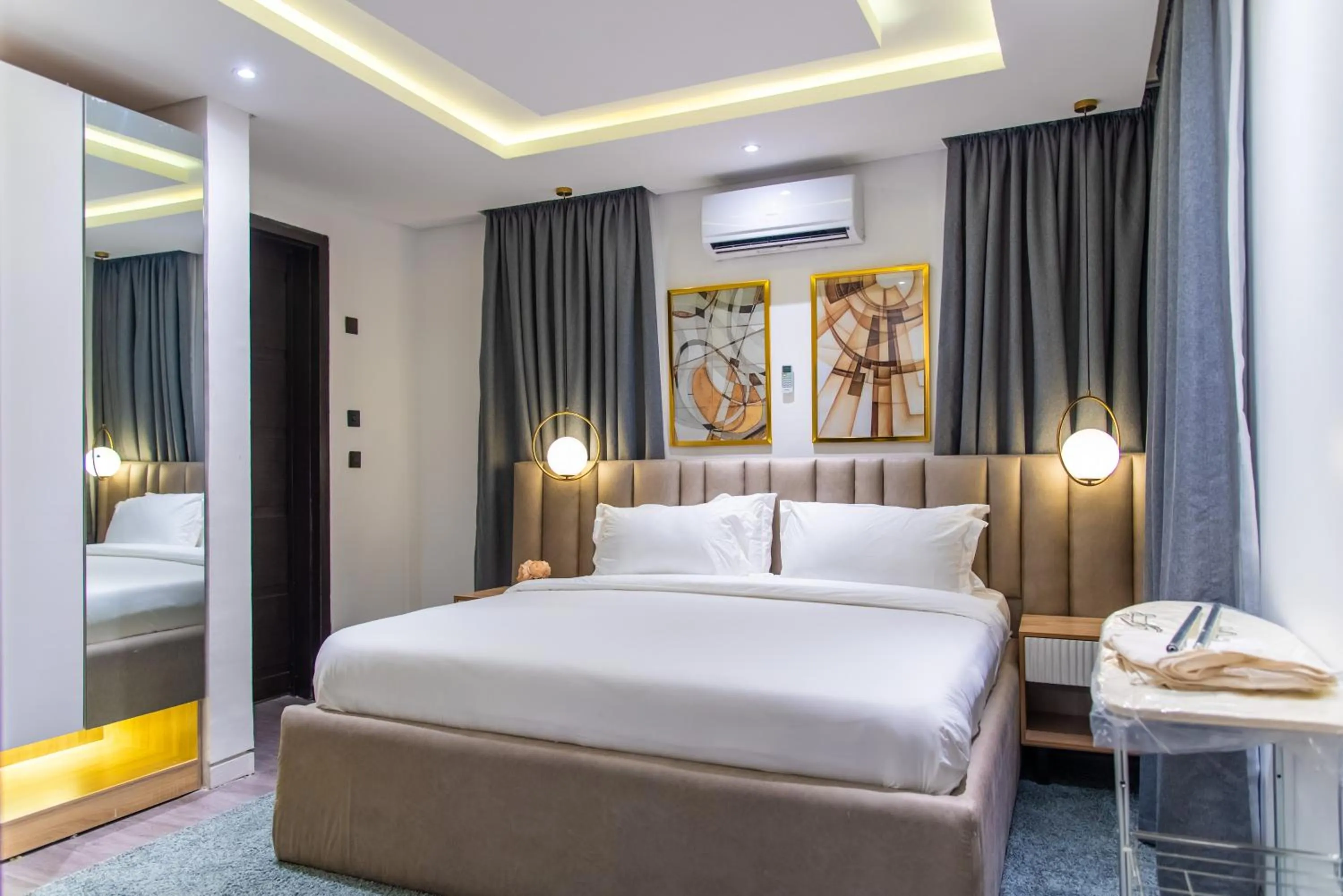 Bed in George Residence Lekki, Lagos - with Pool